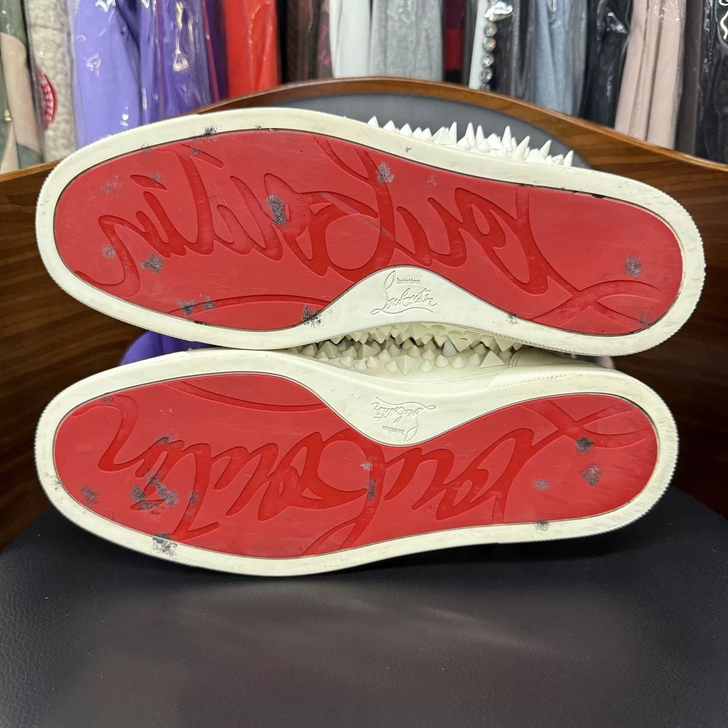 Christian Louboutin Christian Louboutin White Red Sole Sneakers Size US 8.5 / EU 41-42 - 9 Thumbnail