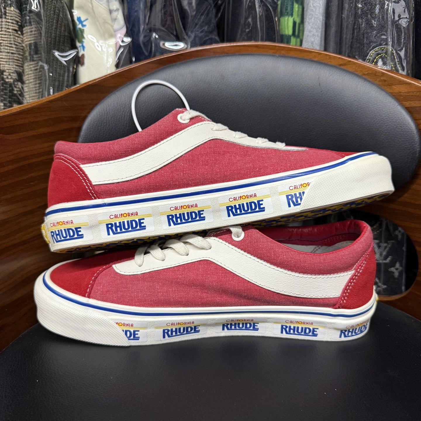 Vans Vans Bold Ni x Rhude White Red Size US 9 / EU 42 - 7 Thumbnail