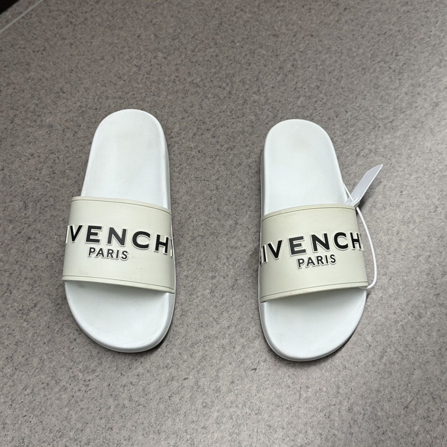 Givenchy Givenchy White Logo Slippers Size US 10 / EU 43 - 5 Thumbnail
