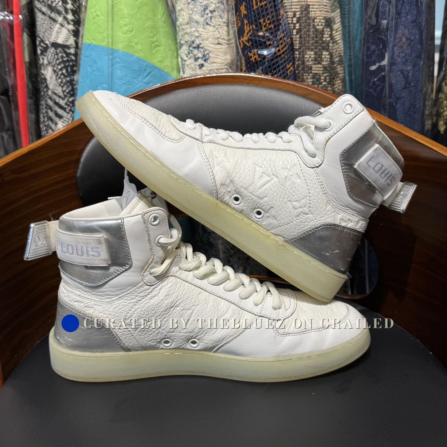 Louis Vuitton Louis Vuitton Rivilo Silver White Size US 6.5 / EU 39-40 - 7 Thumbnail