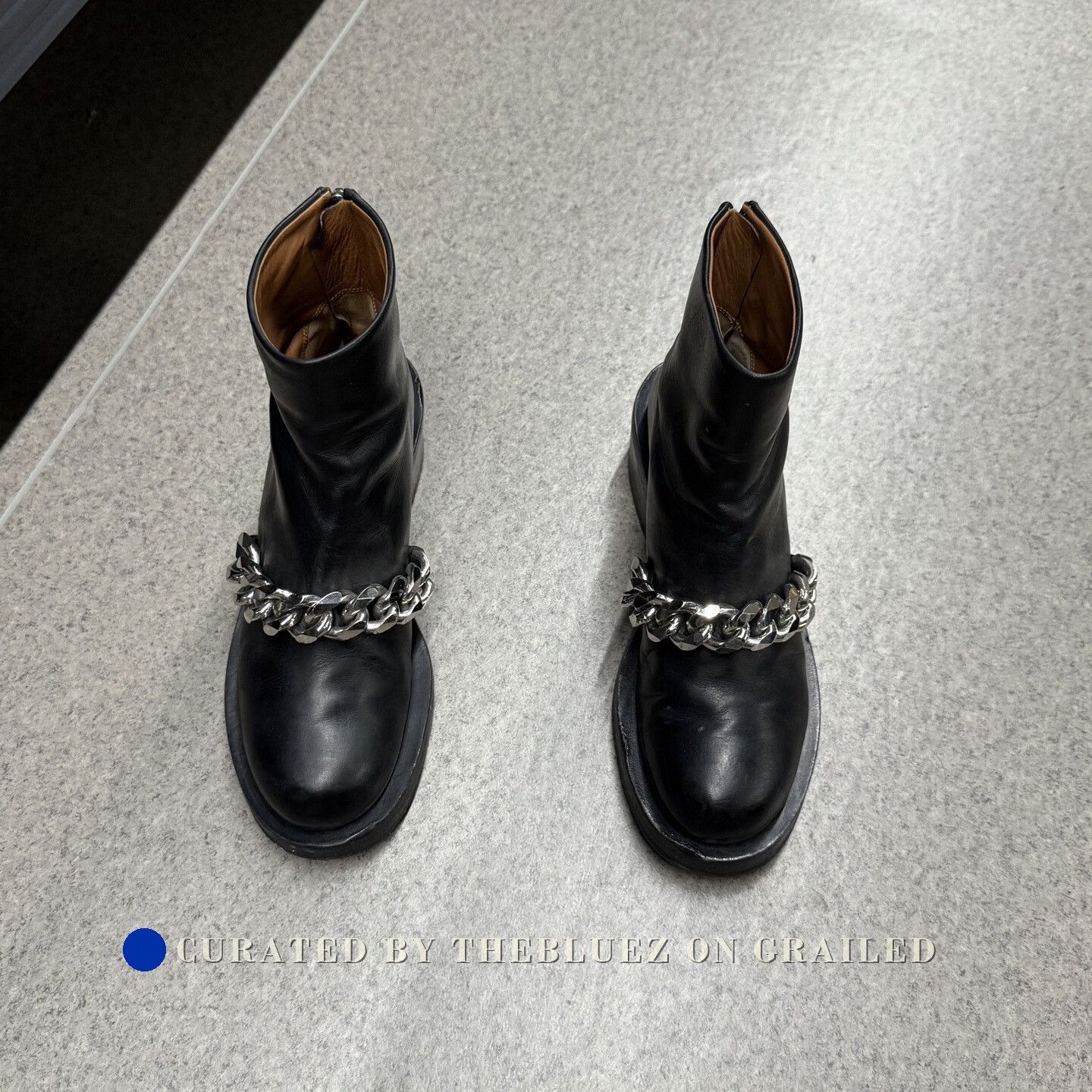 Givenchy Givenchy Classic Chain Black Ankle Boots Size US 7 / IT 37 - 5 Thumbnail