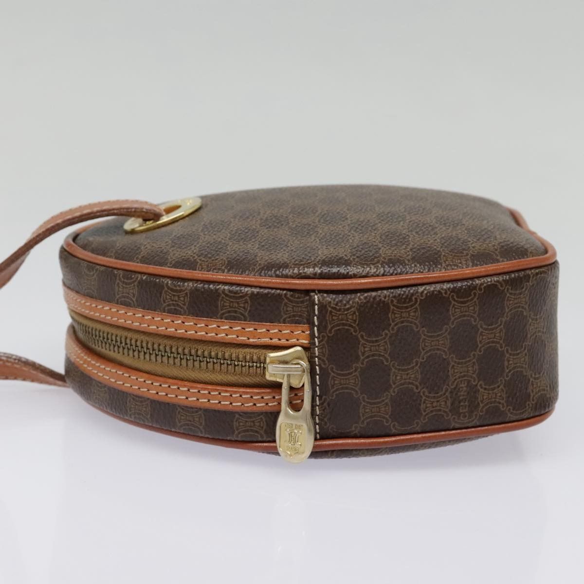 Celine Celine Vintage Macadam Circle Logo Canvas and Leather Size ONE SIZE - 3 Thumbnail