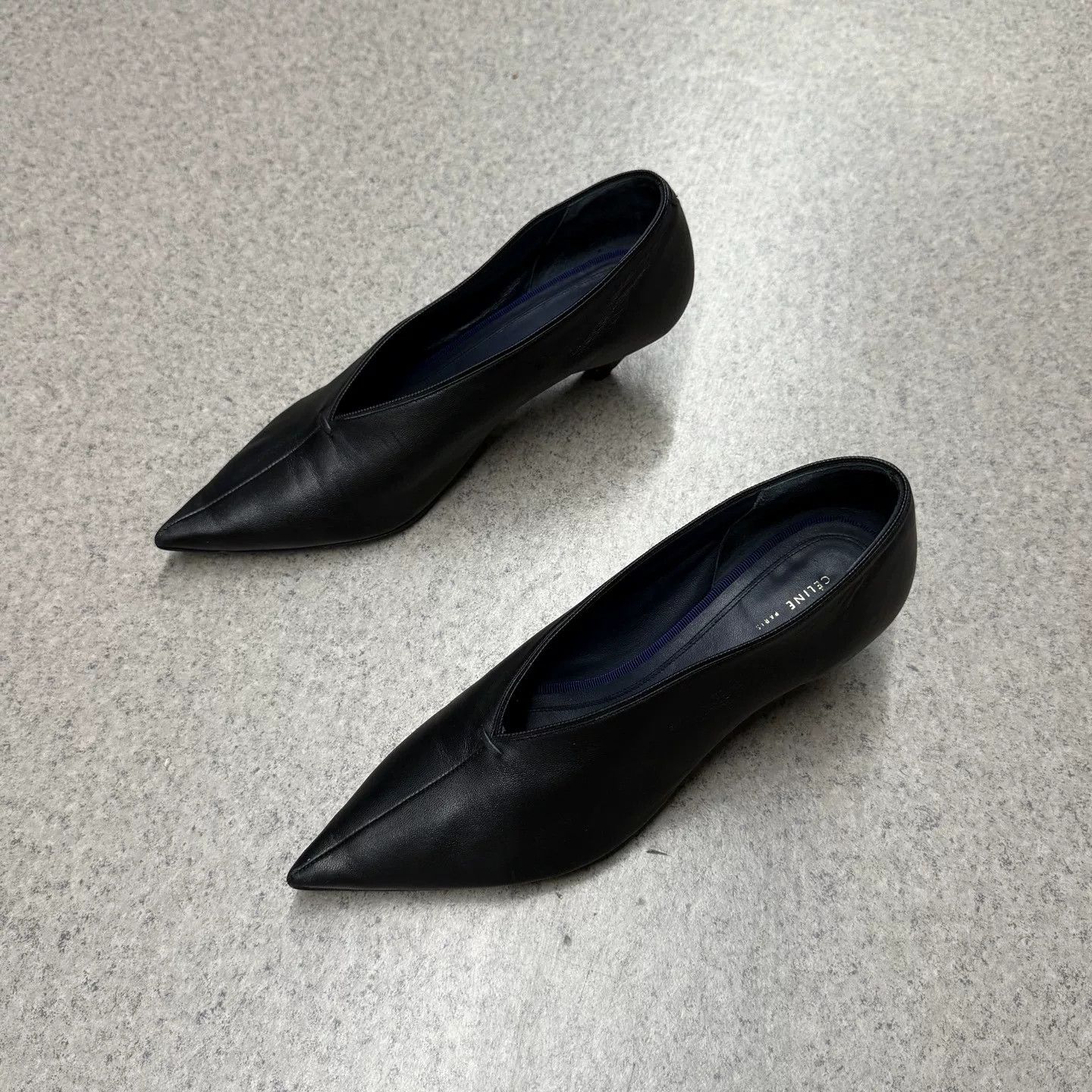 Celine Celine Black Sheepskin Witch Shoes Size US 6 / IT 36 - 5 Thumbnail