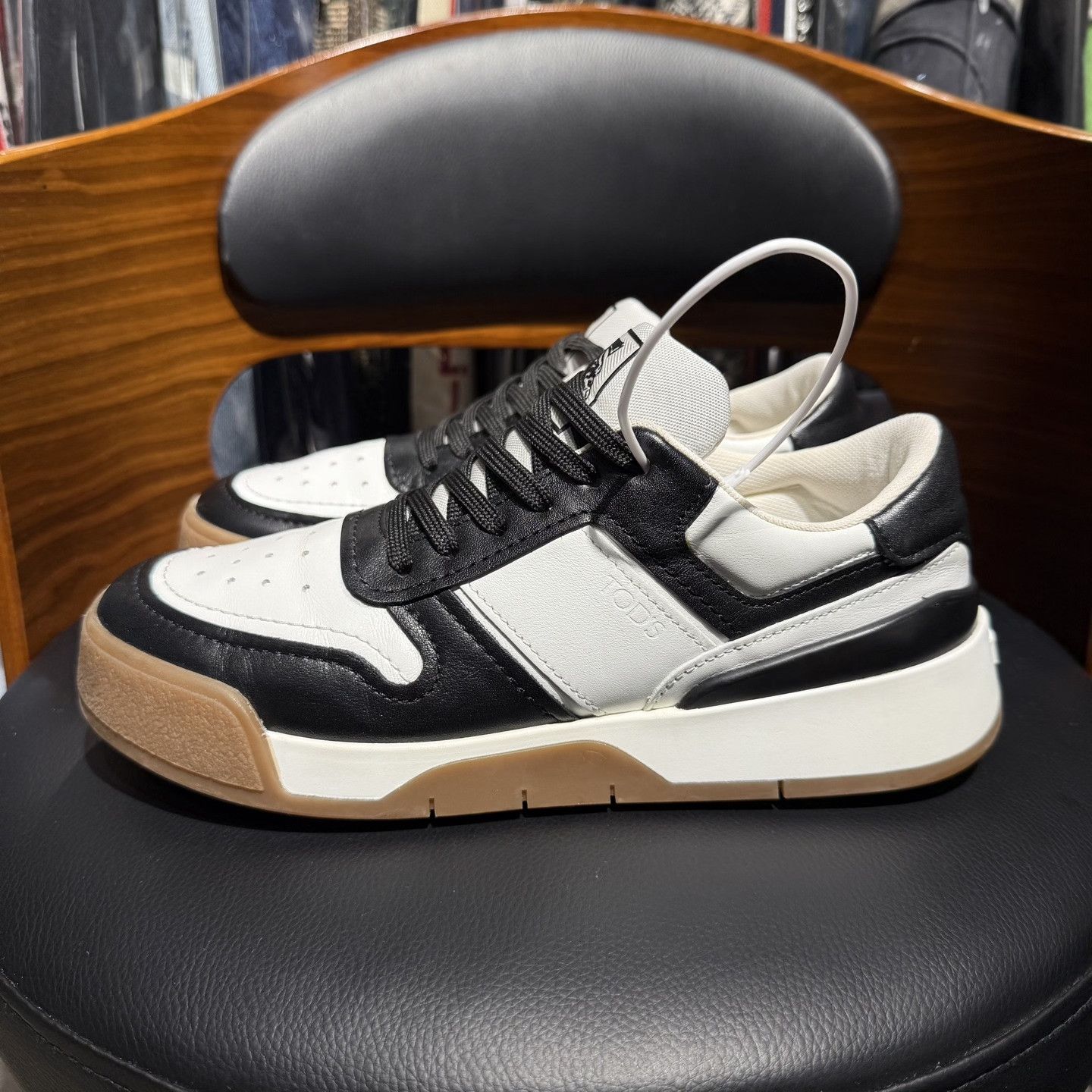 Tod's Tod's Black White Panda Cookie Shoes Size US 6 / IT 36 - 6 Thumbnail