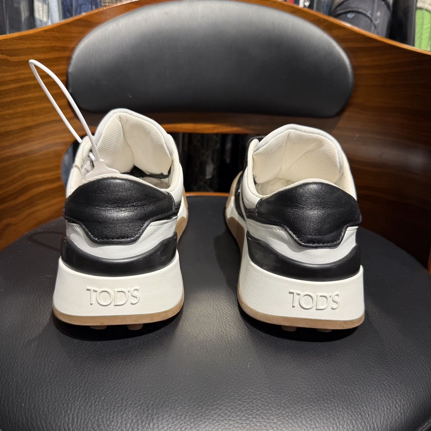 Tod's Tod's Black White Panda Cookie Shoes Size US 6 / IT 36 - 3 Thumbnail