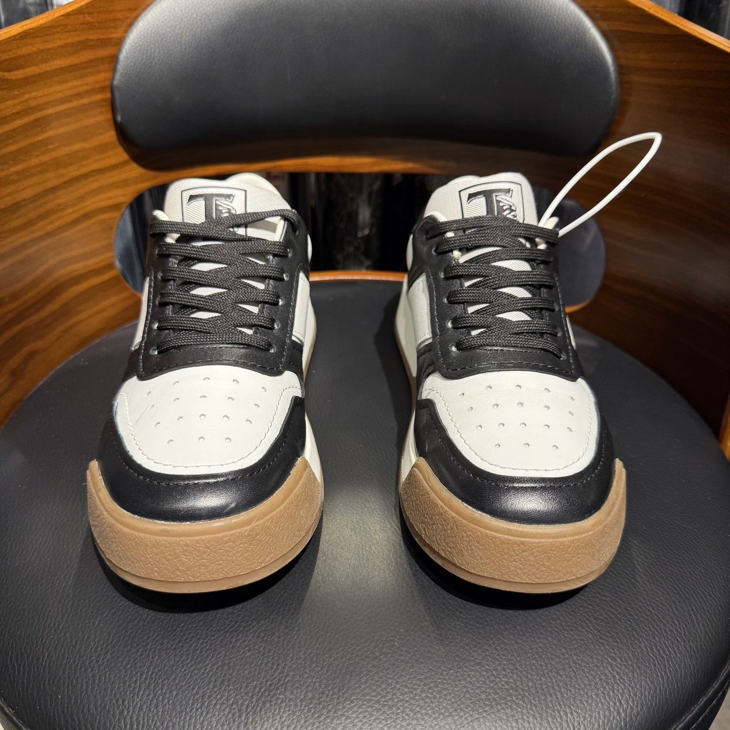 Tod's Tod's Black White Panda Cookie Shoes Size US 6 / IT 36 - 2 Thumbnail