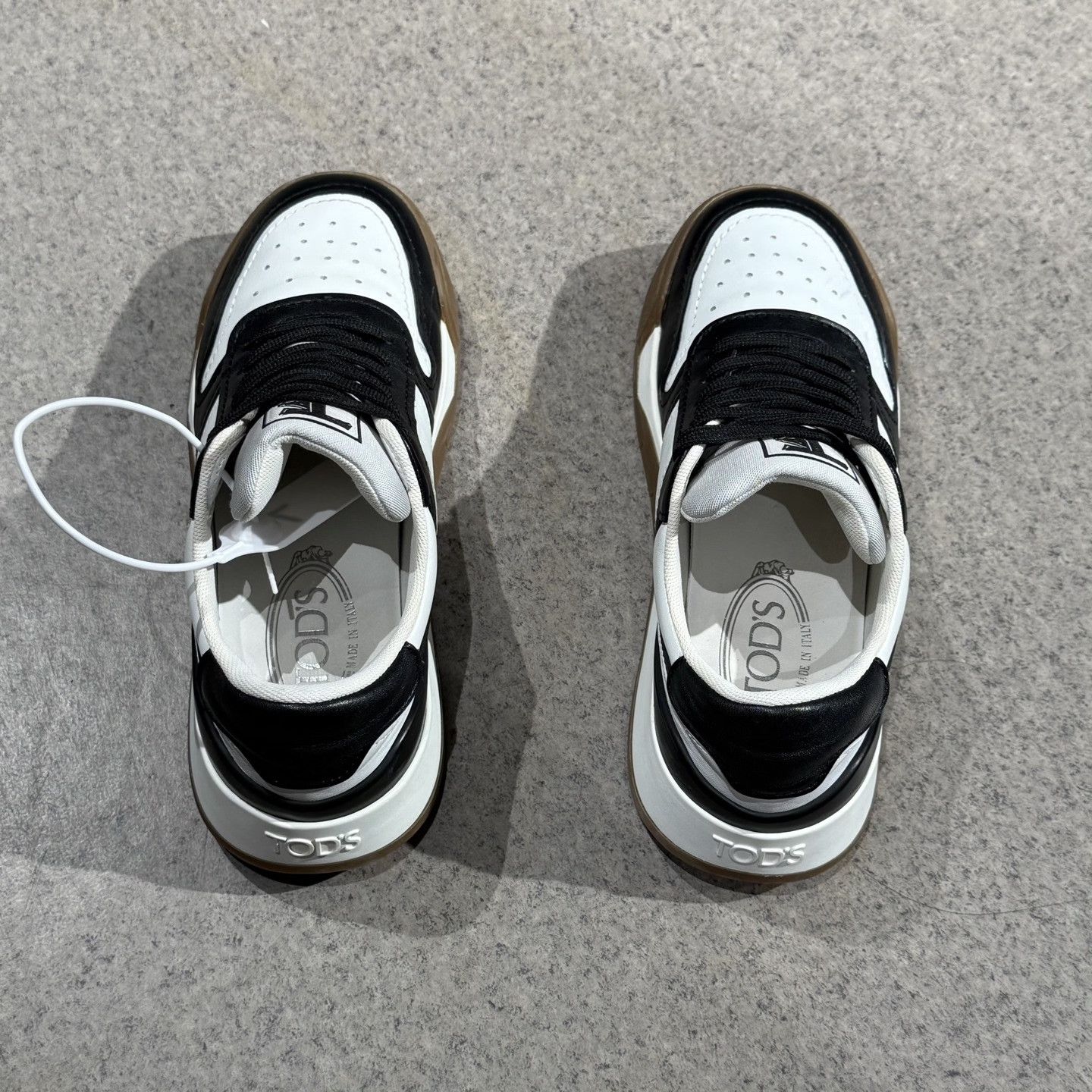 Tod's Tod's Black White Panda Cookie Shoes Size US 6 / IT 36 - 8 Thumbnail