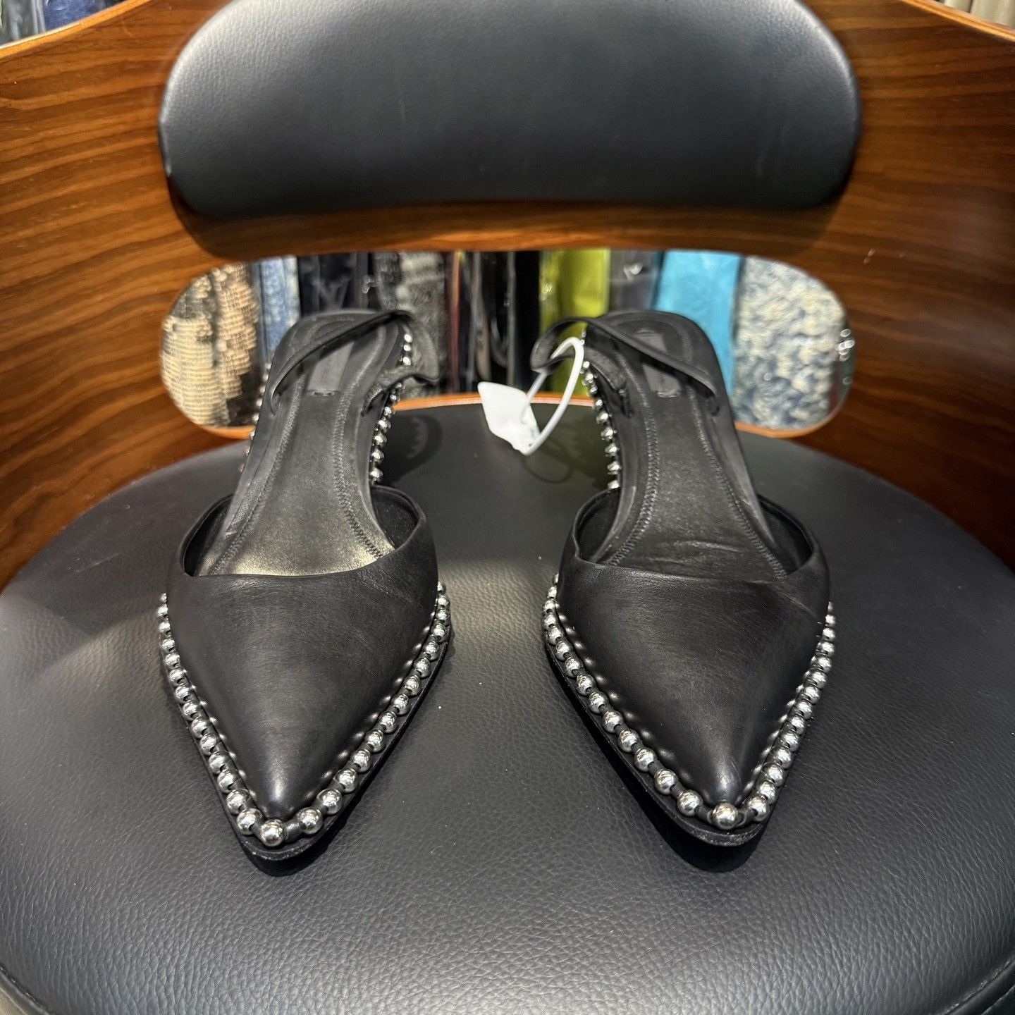 Alexander Wang Alexander Wang Beaded Black High Heels Size US 8 / IT 38 - 2 Thumbnail