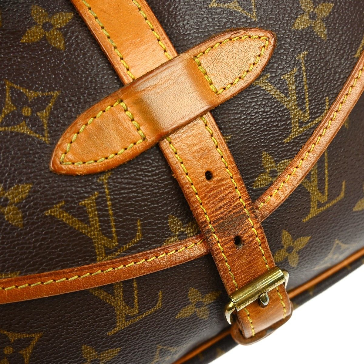 Louis Vuitton Louis Vuitton Saumur Handbag Monogram Canvas Size ONE SIZE - 7 Thumbnail