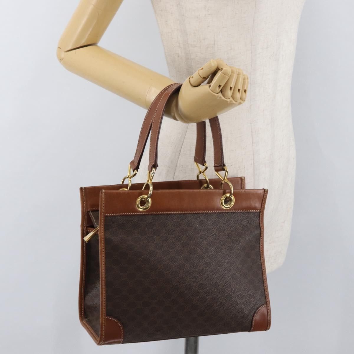 Celine Celine Vintage Macadam Canvas and Leather Size ONE SIZE - 14 Thumbnail