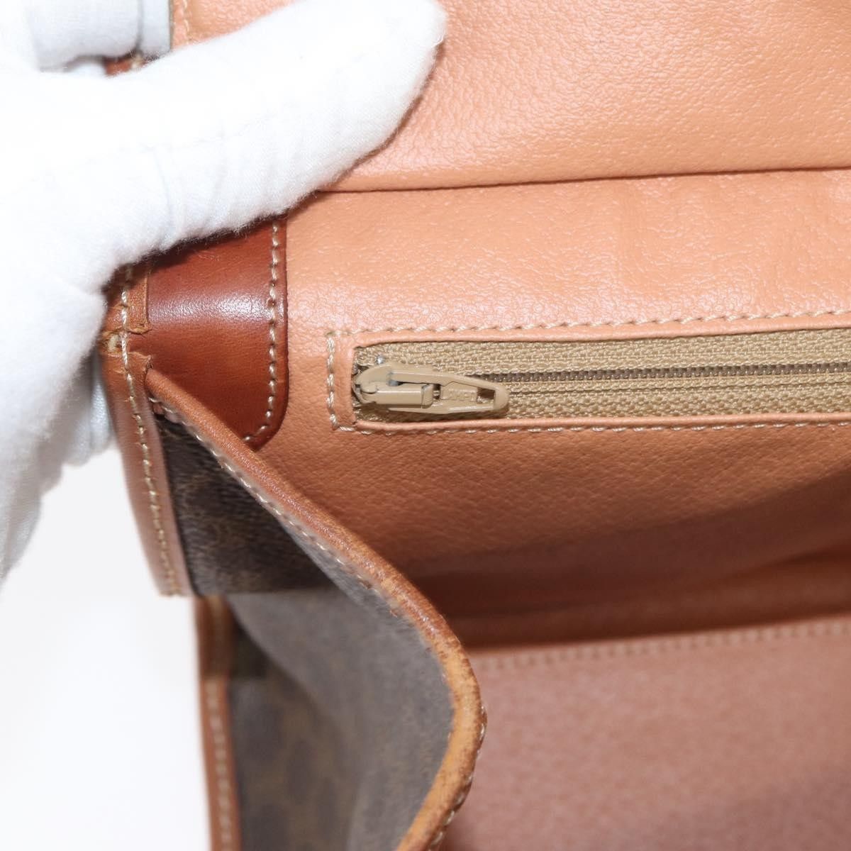 Celine Celine Vintage Macadam Canvas and Leather Size ONE SIZE - 13 Thumbnail