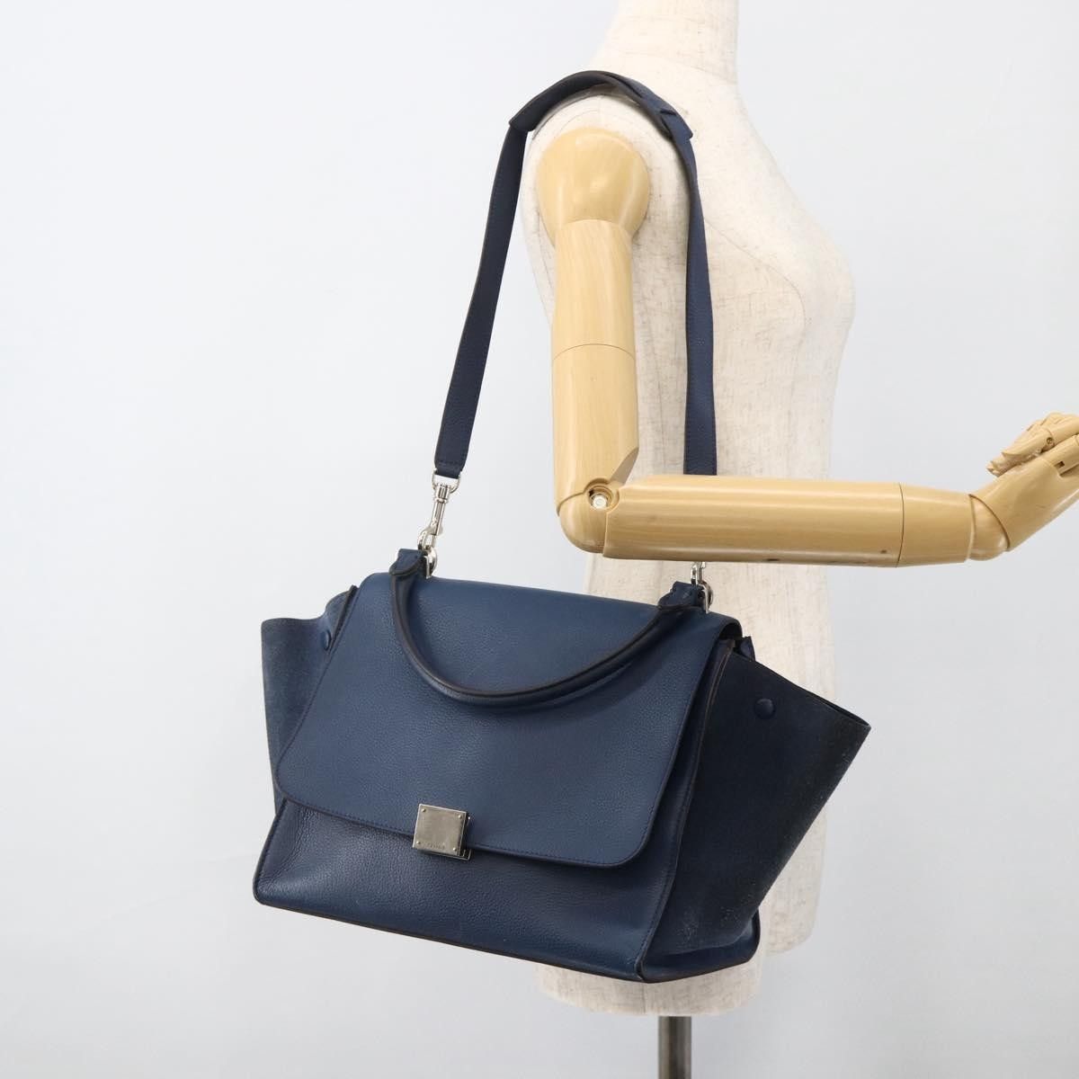 Celine Celine Trapeze Bag Leather Size ONE SIZE - 13 Thumbnail