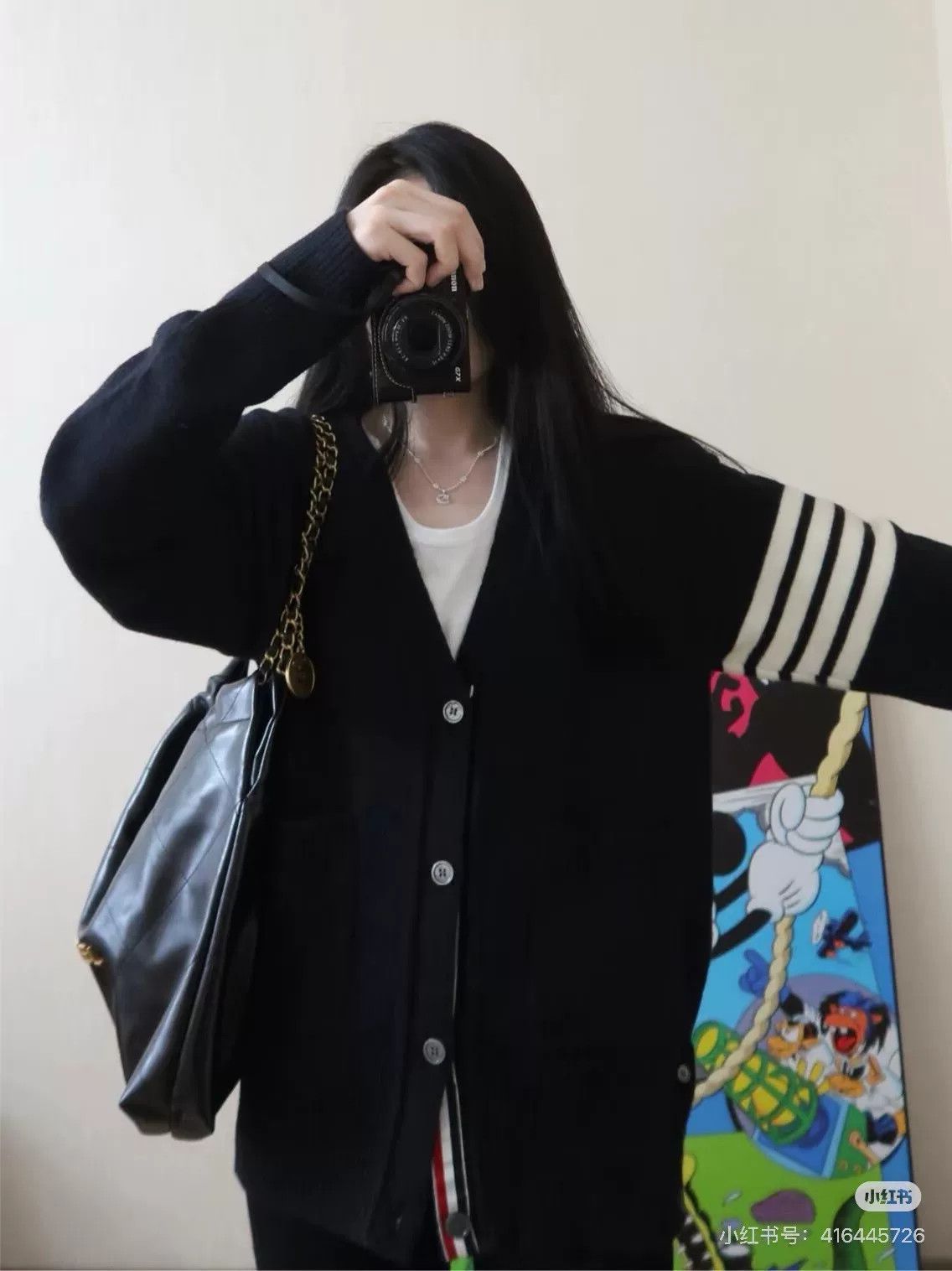 Thom Browne TB Black Cashmere Cardigan Four Stripes Size US XL / EU 56 / 4 - 8 Thumbnail