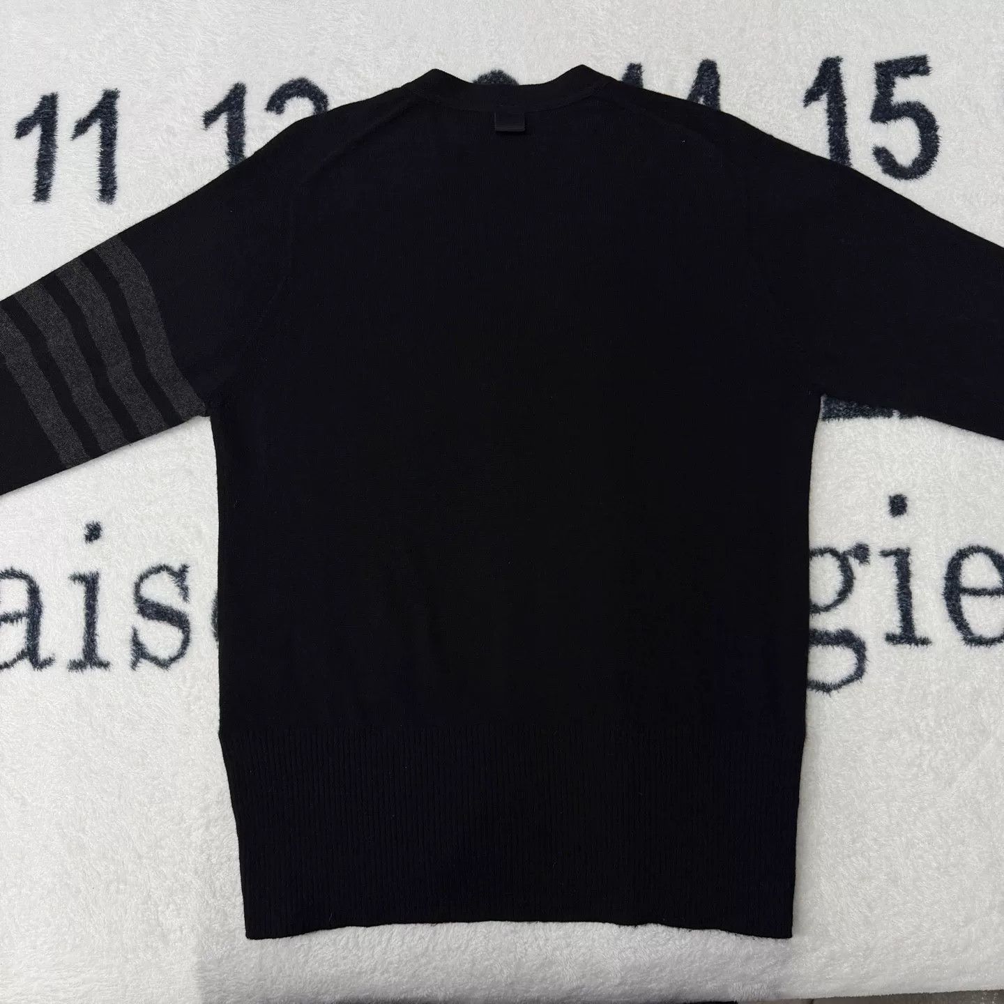 Thom Browne TB Black Cashmere Cardigan Four Stripes Size US XL / EU 56 / 4 - 3 Thumbnail