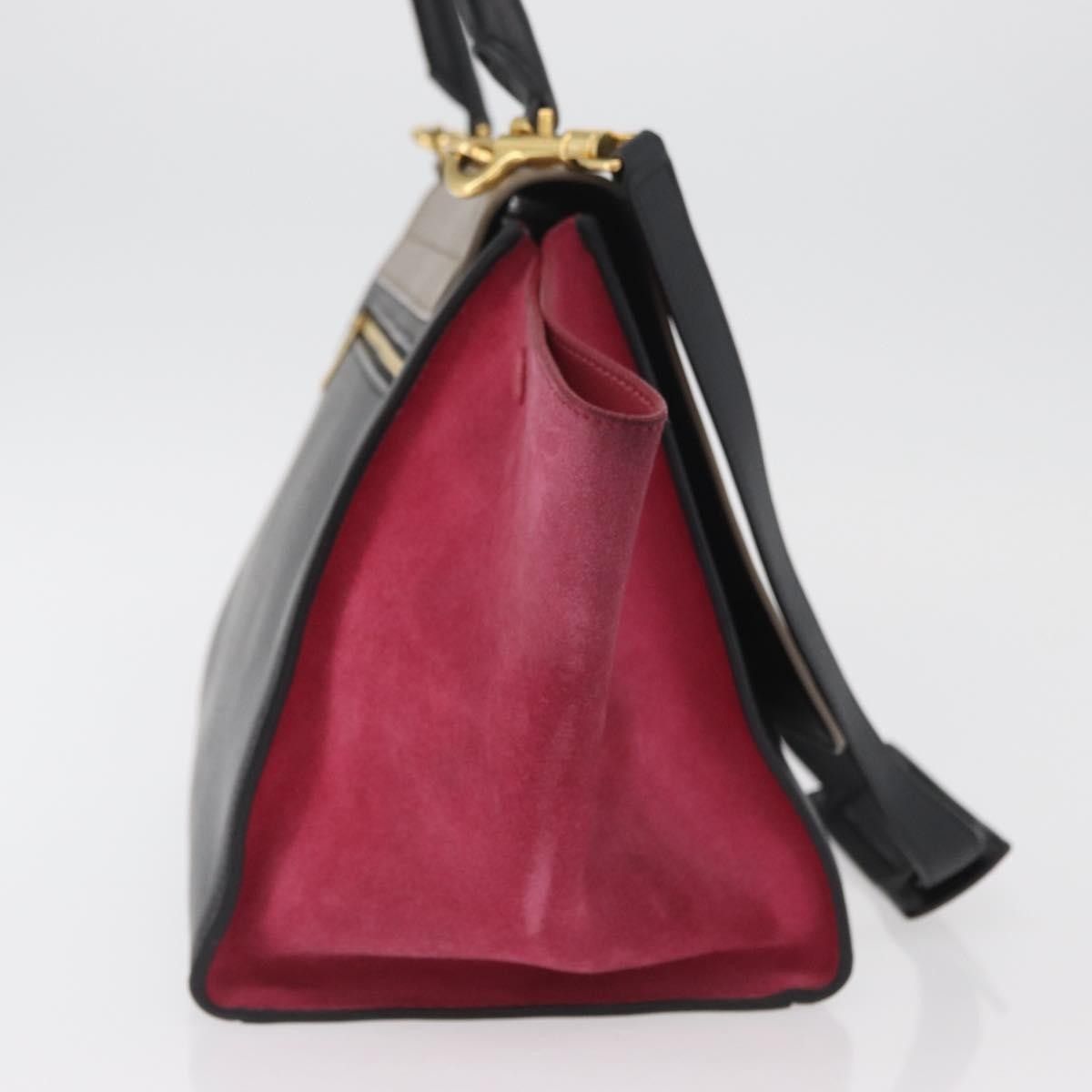 Celine Celine Trapeze Bag Leather with Suede Size ONE SIZE - 4 Thumbnail