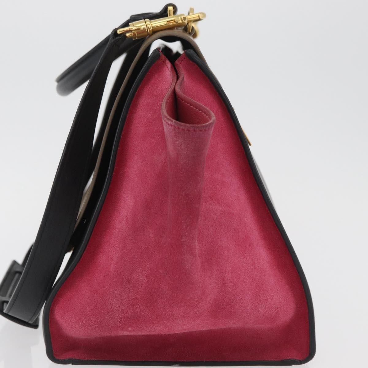 Celine Celine Trapeze Bag Leather with Suede Size ONE SIZE - 3 Thumbnail