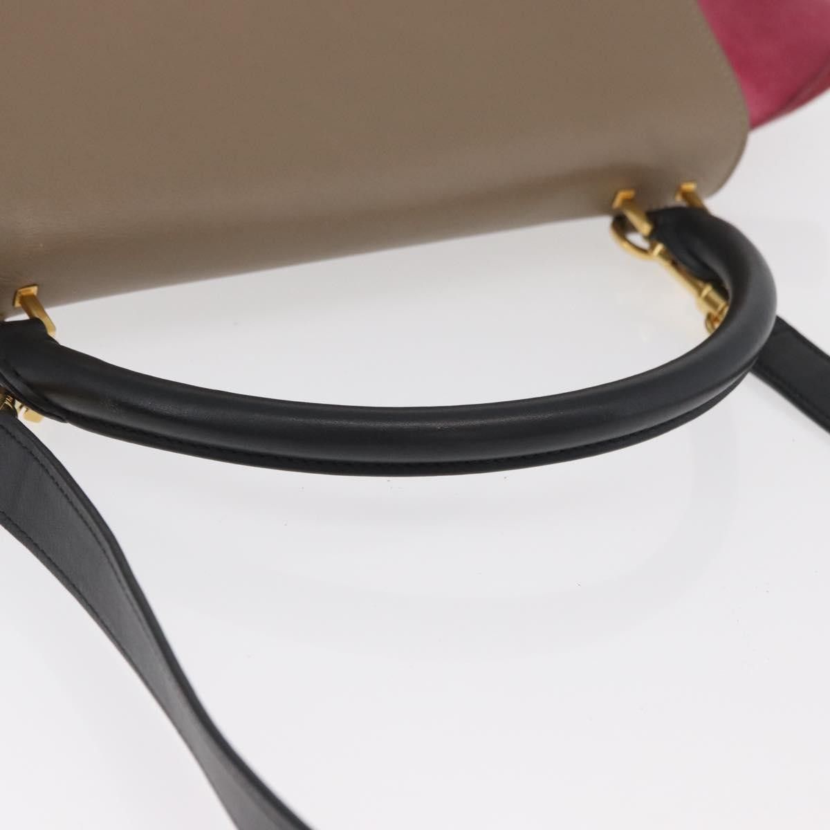 Celine Celine Trapeze Bag Leather with Suede Size ONE SIZE - 7 Thumbnail