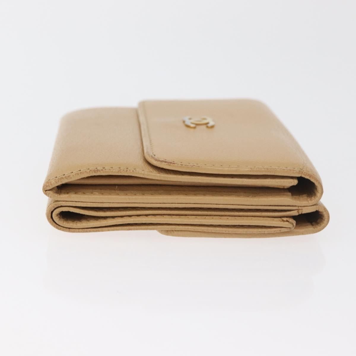 Chanel Chanel CC Trifold Wallet Leather Size ONE SIZE - 3 Thumbnail