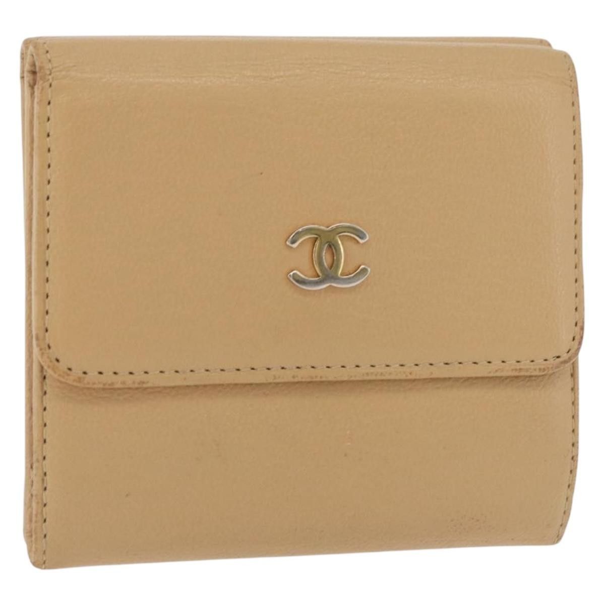 Chanel Chanel CC Trifold Wallet Leather Size ONE SIZE - 15 Thumbnail