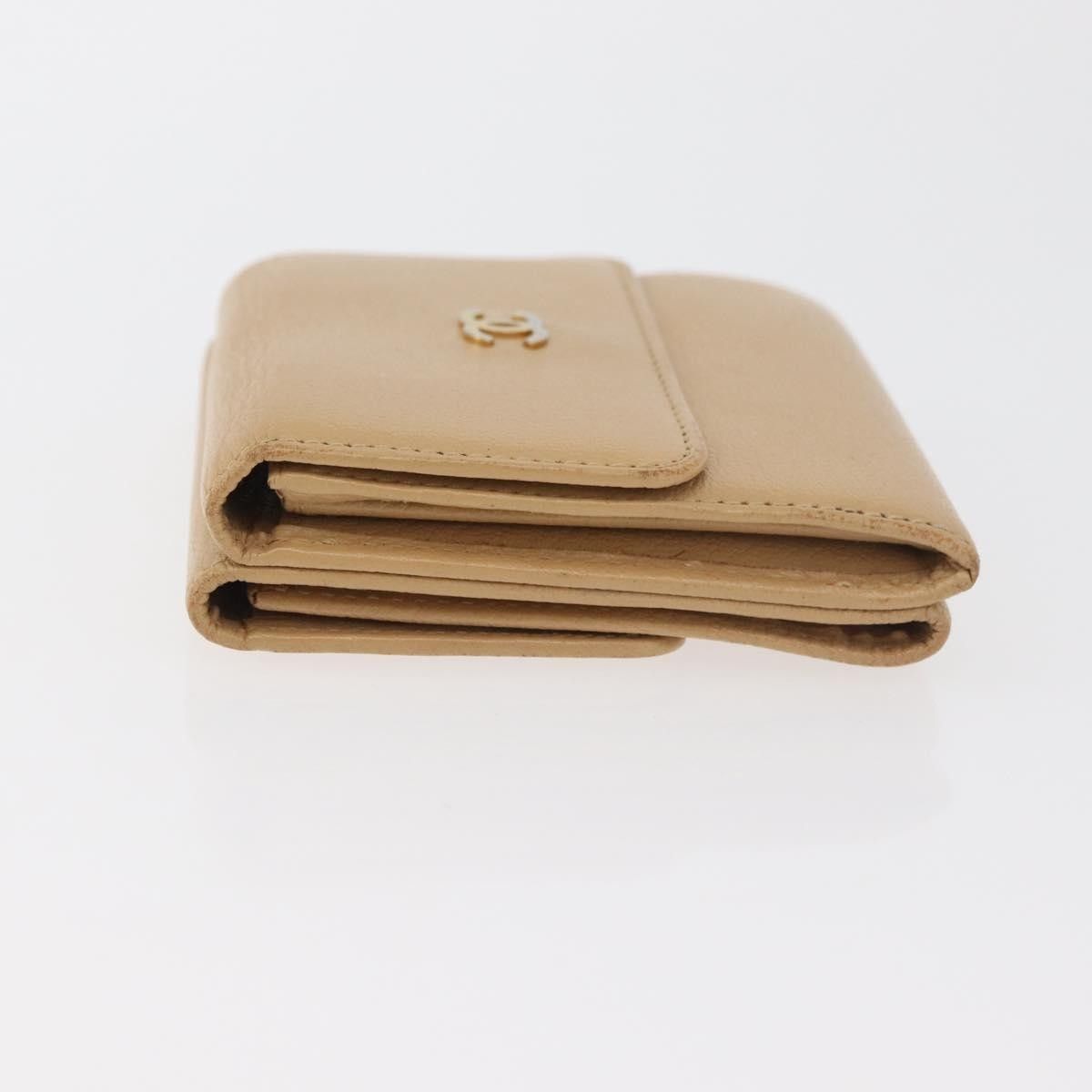 Chanel Chanel CC Trifold Wallet Leather Size ONE SIZE - 4 Thumbnail
