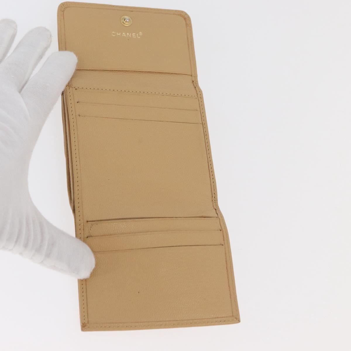 Chanel Chanel CC Trifold Wallet Leather Size ONE SIZE - 12 Thumbnail