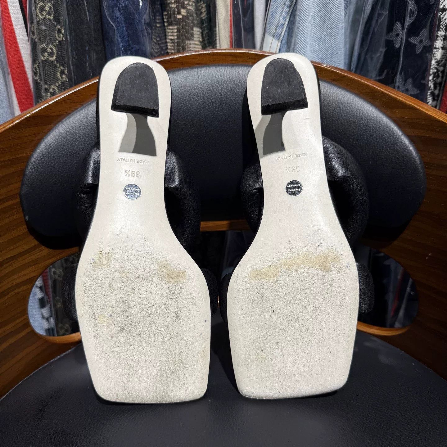 Proenza Schouler Proenza Schouler Black Sandal Slides Size US 8.5 / IT 38.5 - 9 Thumbnail
