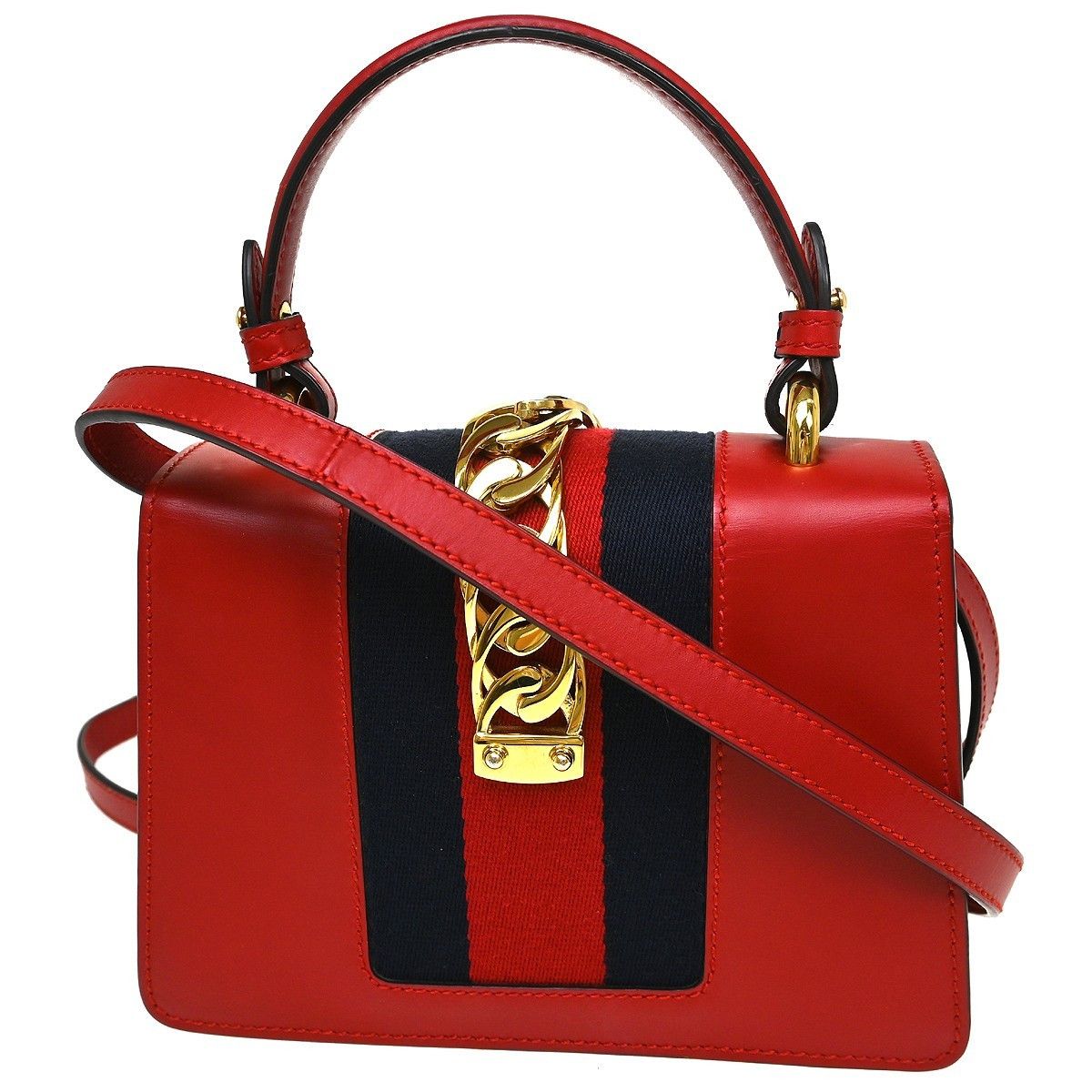 Gucci Gucci Sylvie Top Handle Bag Leather Size ONE SIZE - 2 Thumbnail