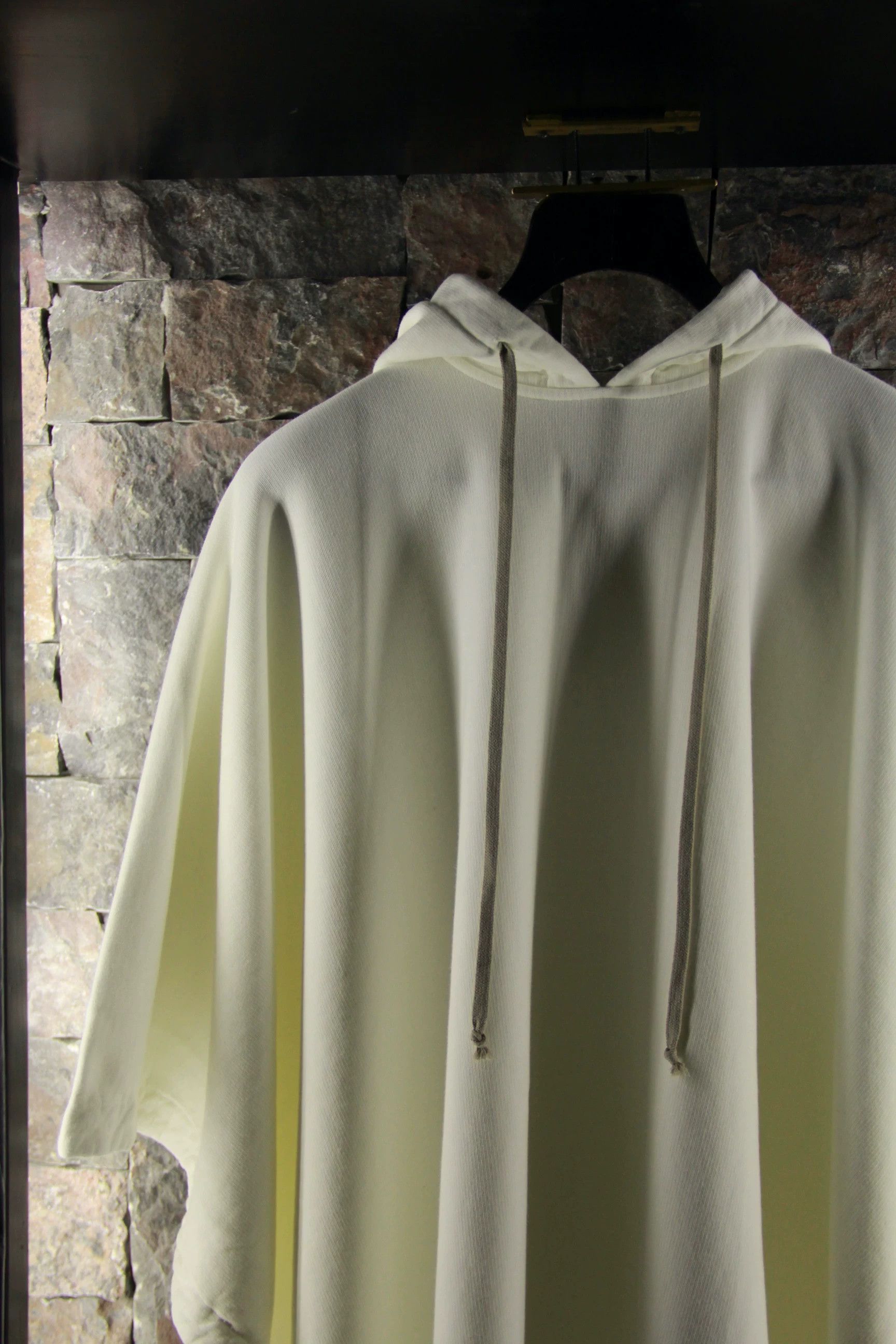 Rick Owens Rick Owens White Hoodie Men xs Size US XS / EU 42 / 0 - 3 Thumbnail