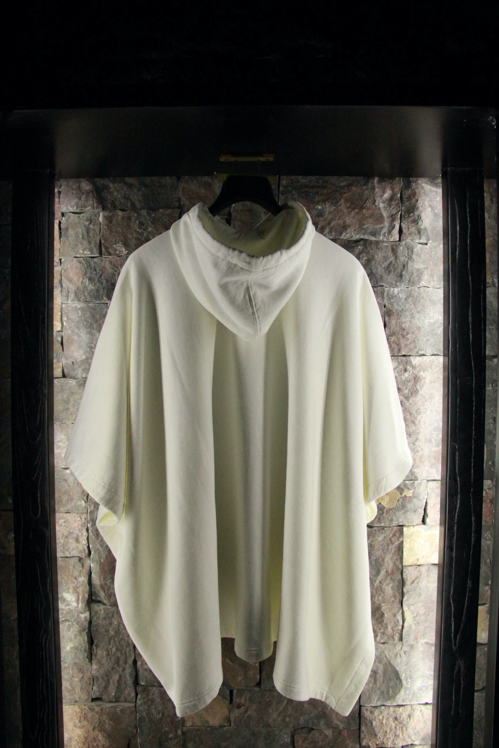 Rick Owens Rick Owens White Hoodie Men m Size US M / EU 48-50 / 2 - 2 Thumbnail