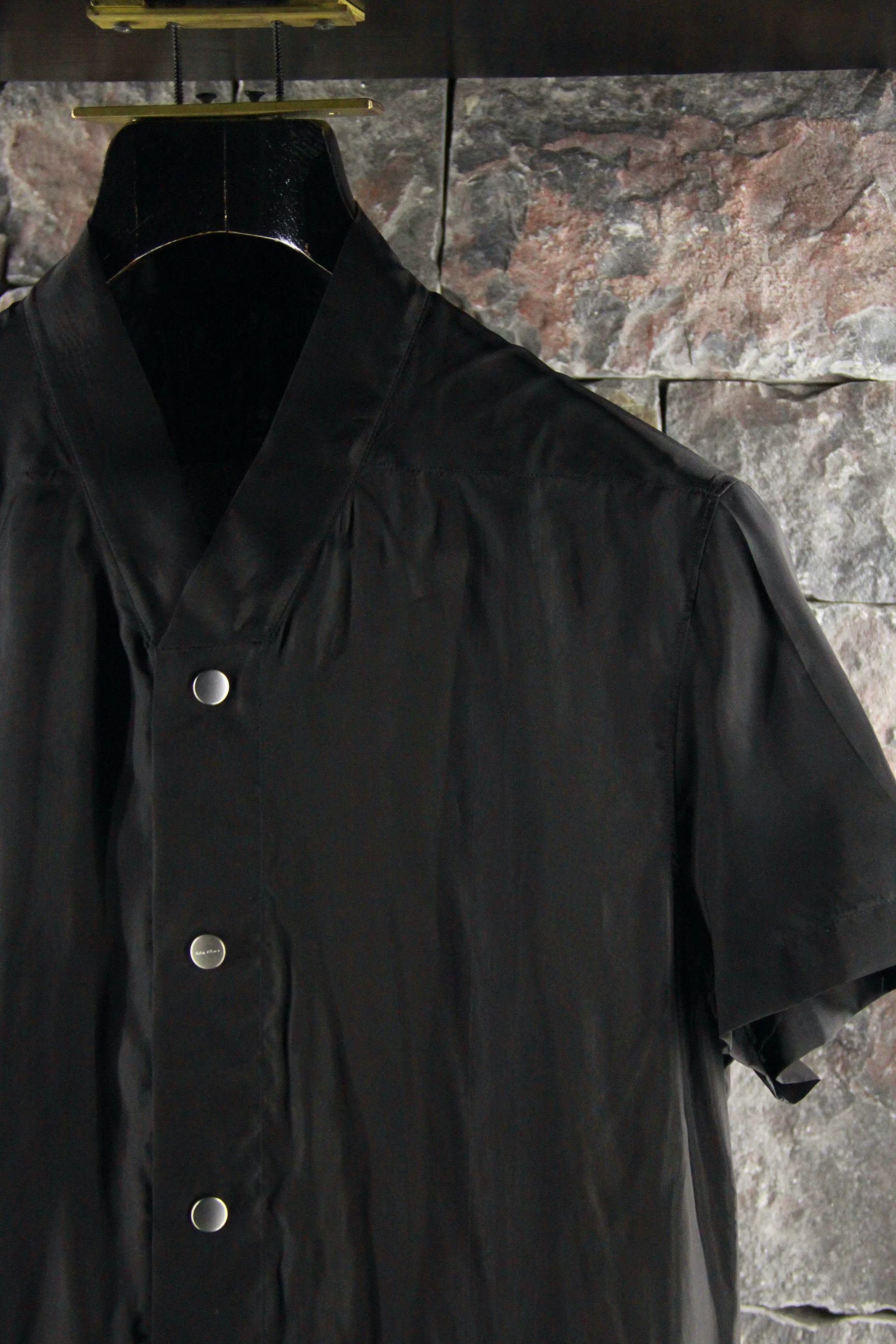 Rick Owens Rick Owens Black Button Ups Men m Size US M / EU 48-50 / 2 - 3 Thumbnail
