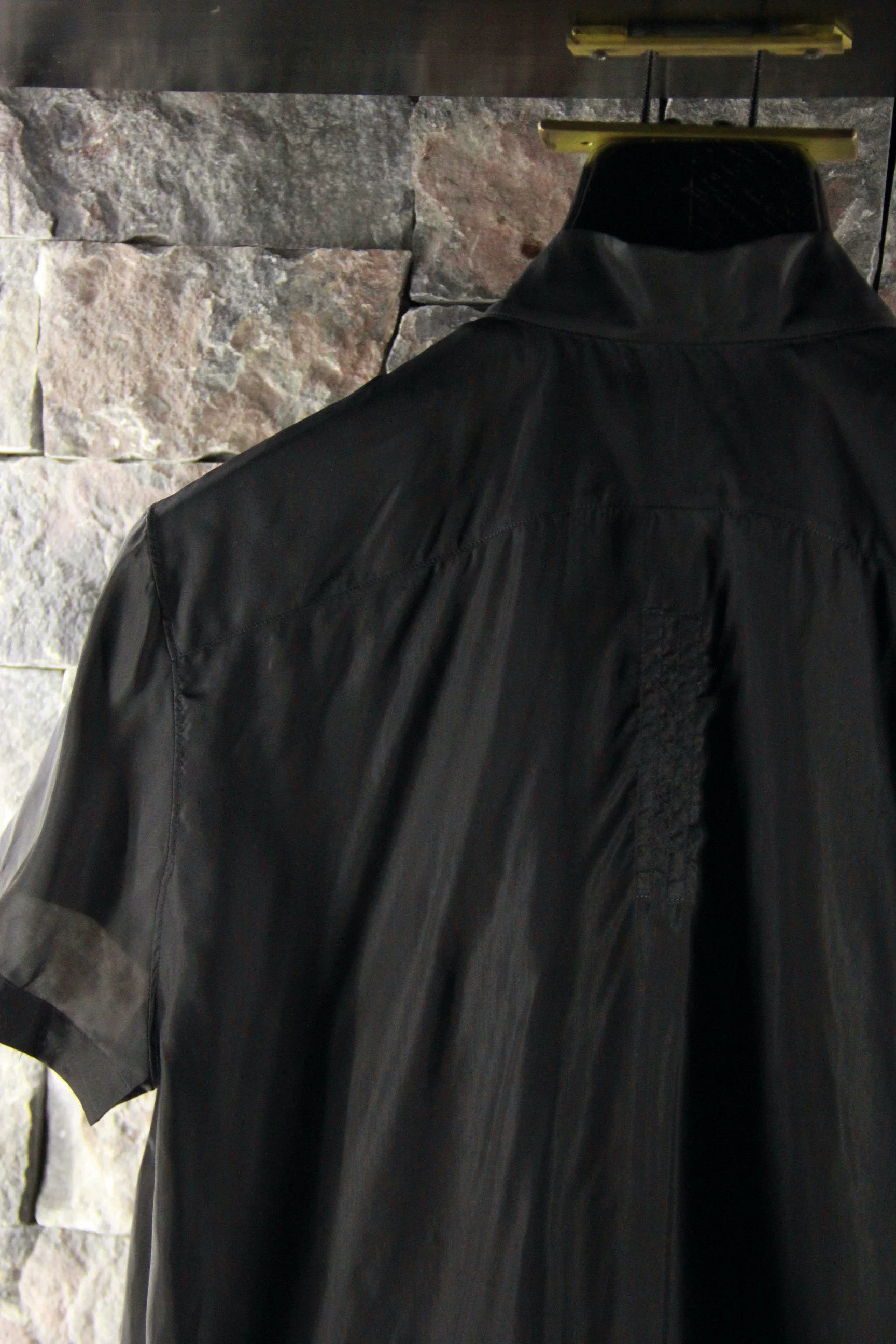 Rick Owens Rick Owens Black Button Ups Men m Size US M / EU 48-50 / 2 - 4 Thumbnail