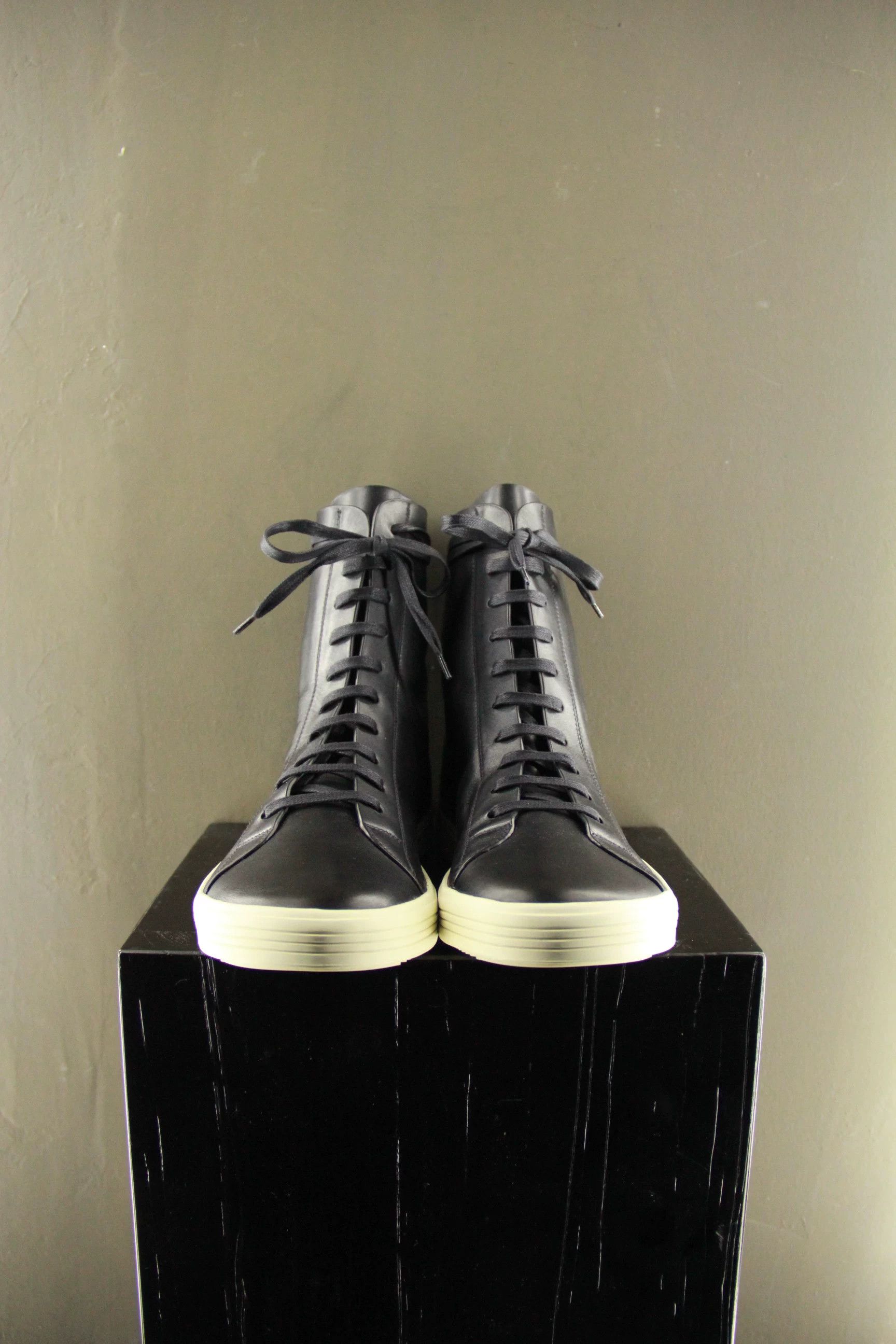 Rick Owens Rick Owens White Hitop Sneakers Women us_7 Size US 7 / IT 37 - 2 Thumbnail