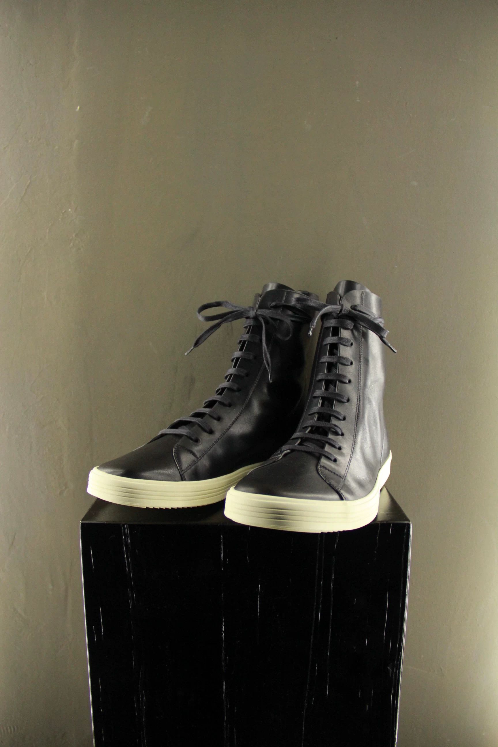 Rick Owens Rick Owens White Hitop Sneakers Women us_7 Size US 7 / IT 37 - 3 Thumbnail