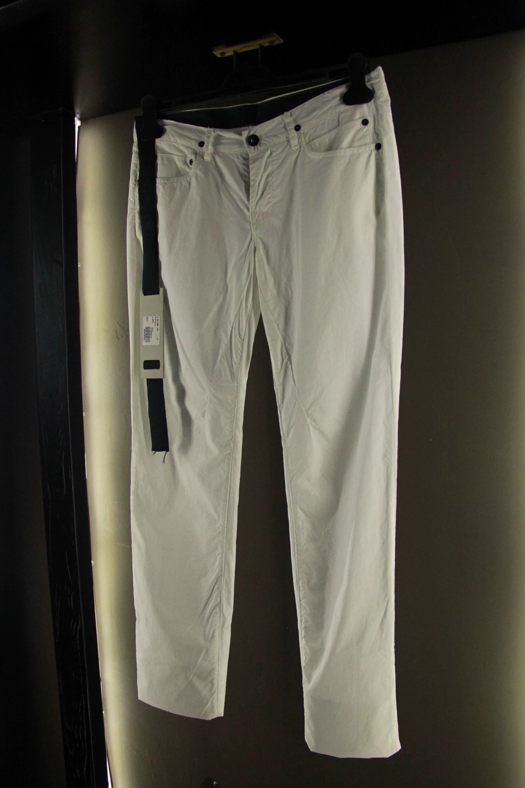 Rick Owens Rick Owens White Cropped Pants Men 26 Size US 26 / EU 42 - 4 Thumbnail