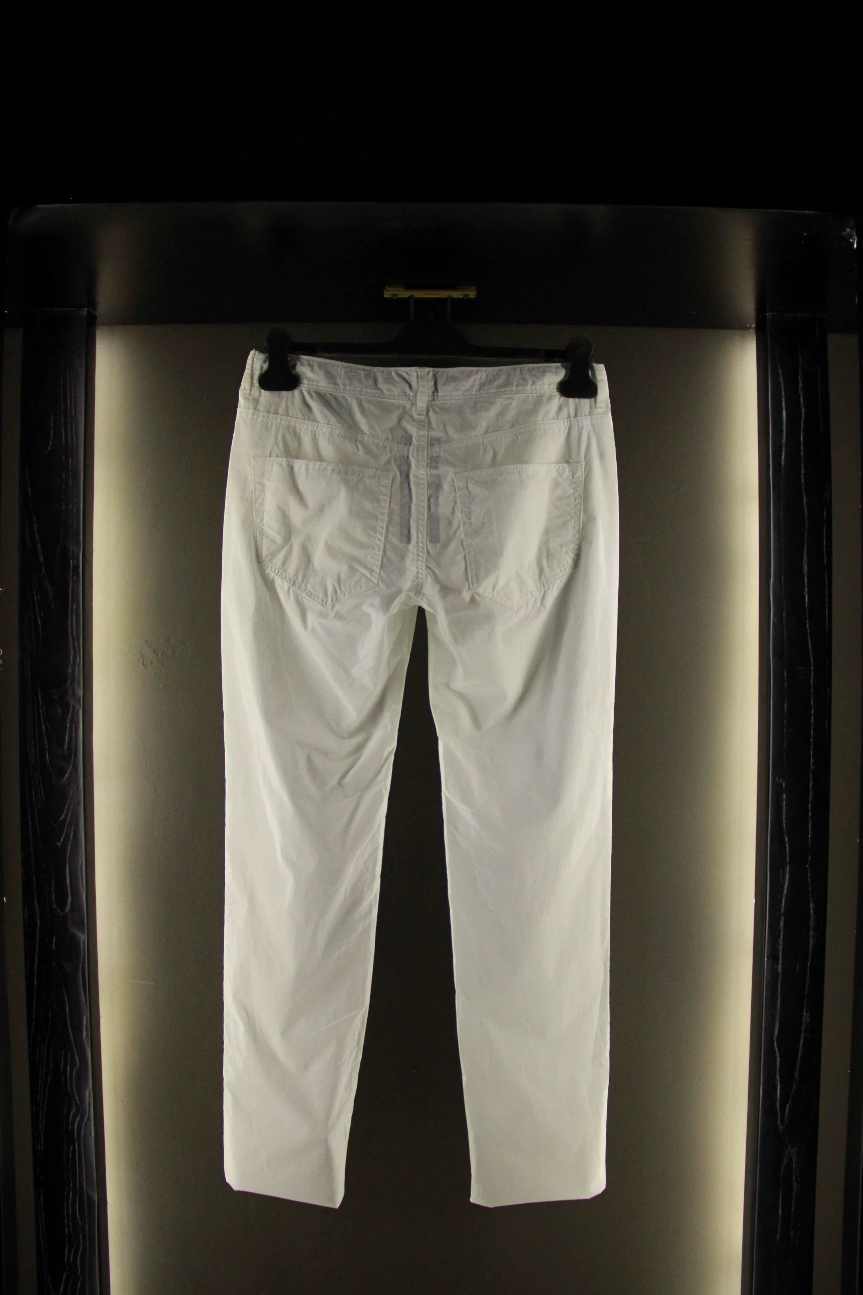 Rick Owens Rick Owens White Cropped Pants Men 26 Size US 26 / EU 42 - 2 Thumbnail