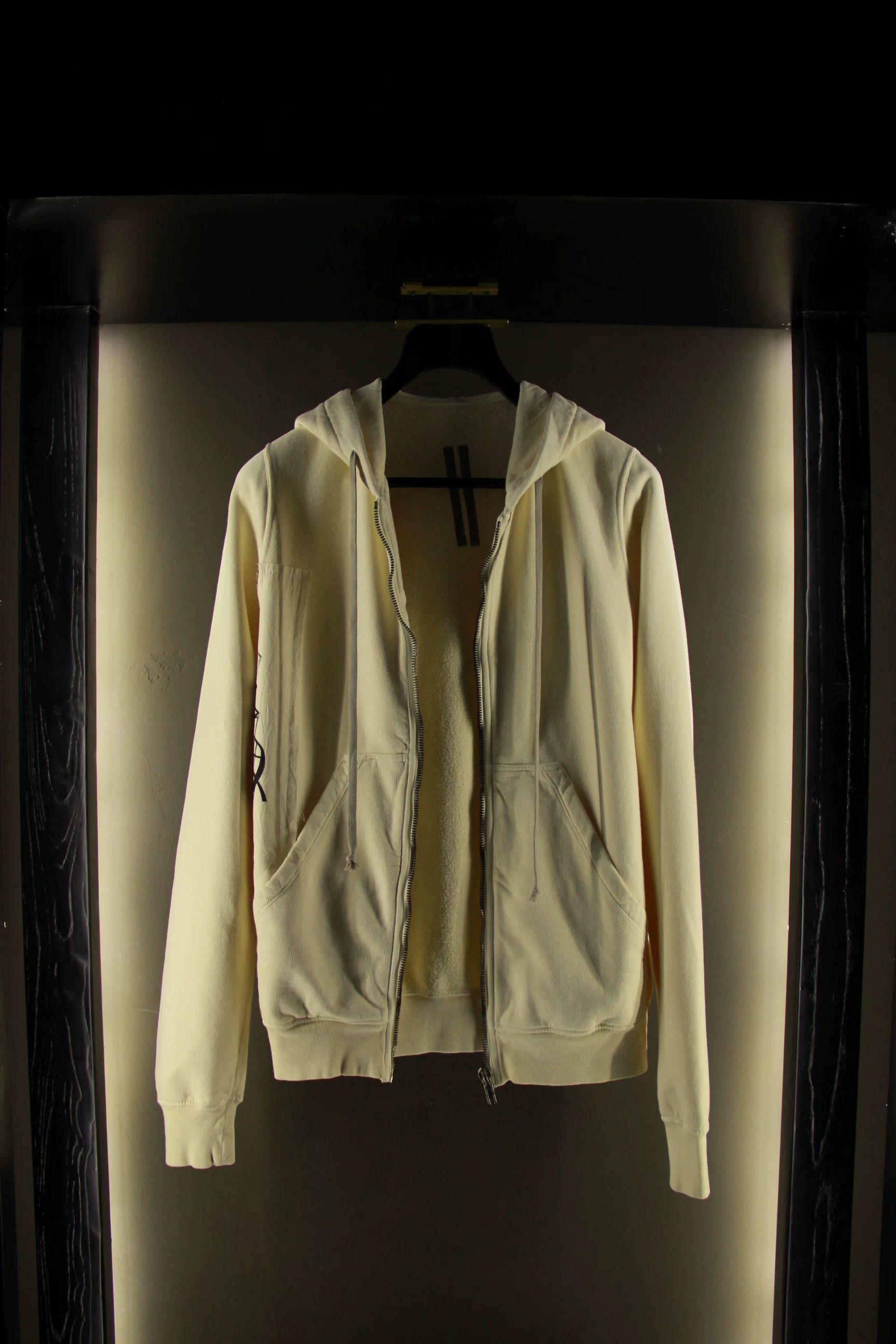 Rick Owens Rick Owens White Hoodie Men s Size US S / EU 44-46 / 1 - 3 Thumbnail