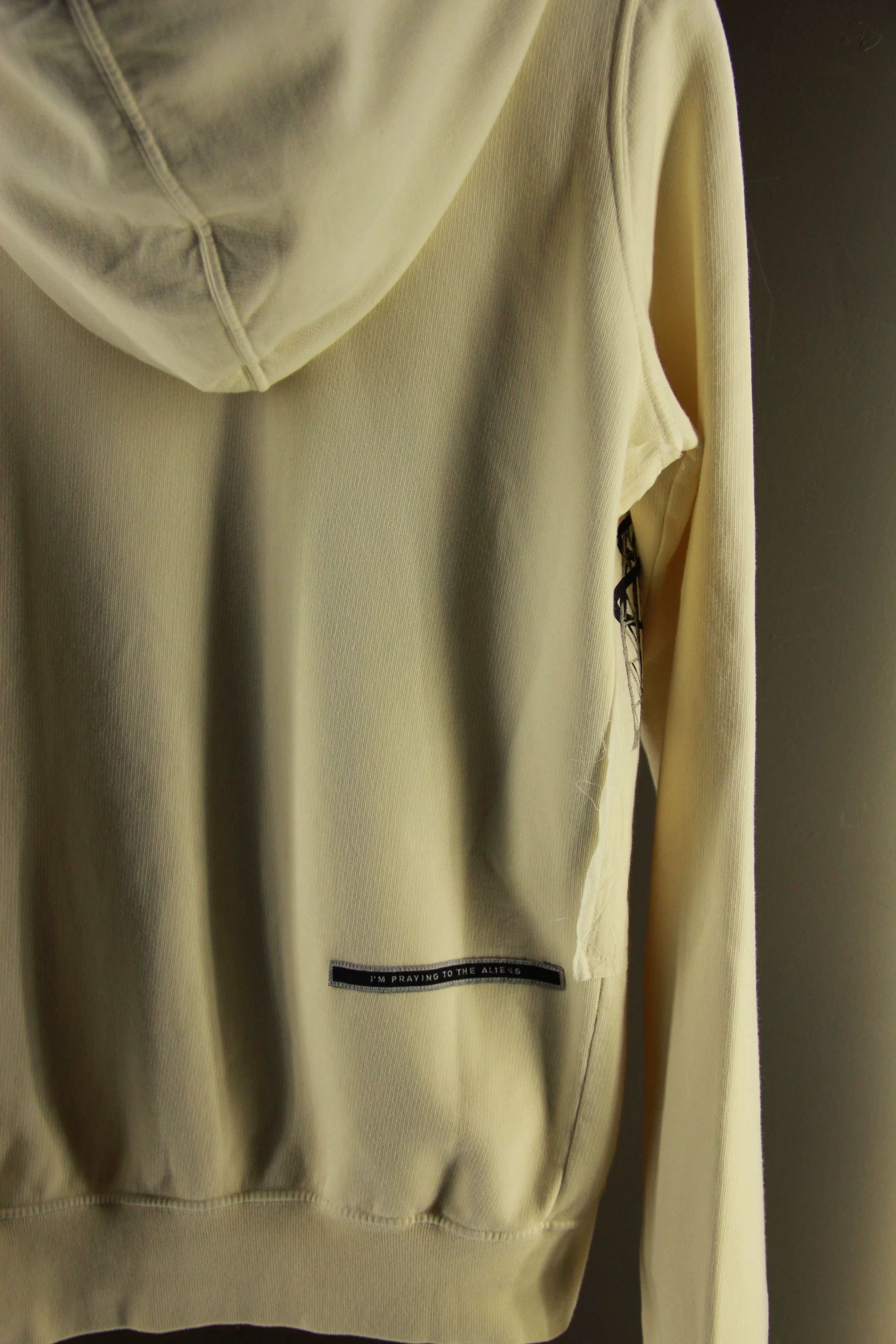 Rick Owens Rick Owens White Hoodie Men s Size US S / EU 44-46 / 1 - 5 Thumbnail