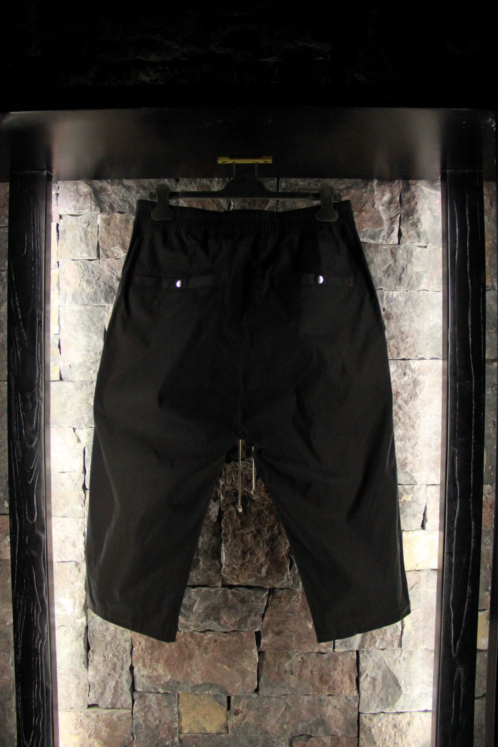 Rick Owens Rick Owens Black Casual Pants Men 30 Size US 30 / EU 46 - 2 Thumbnail