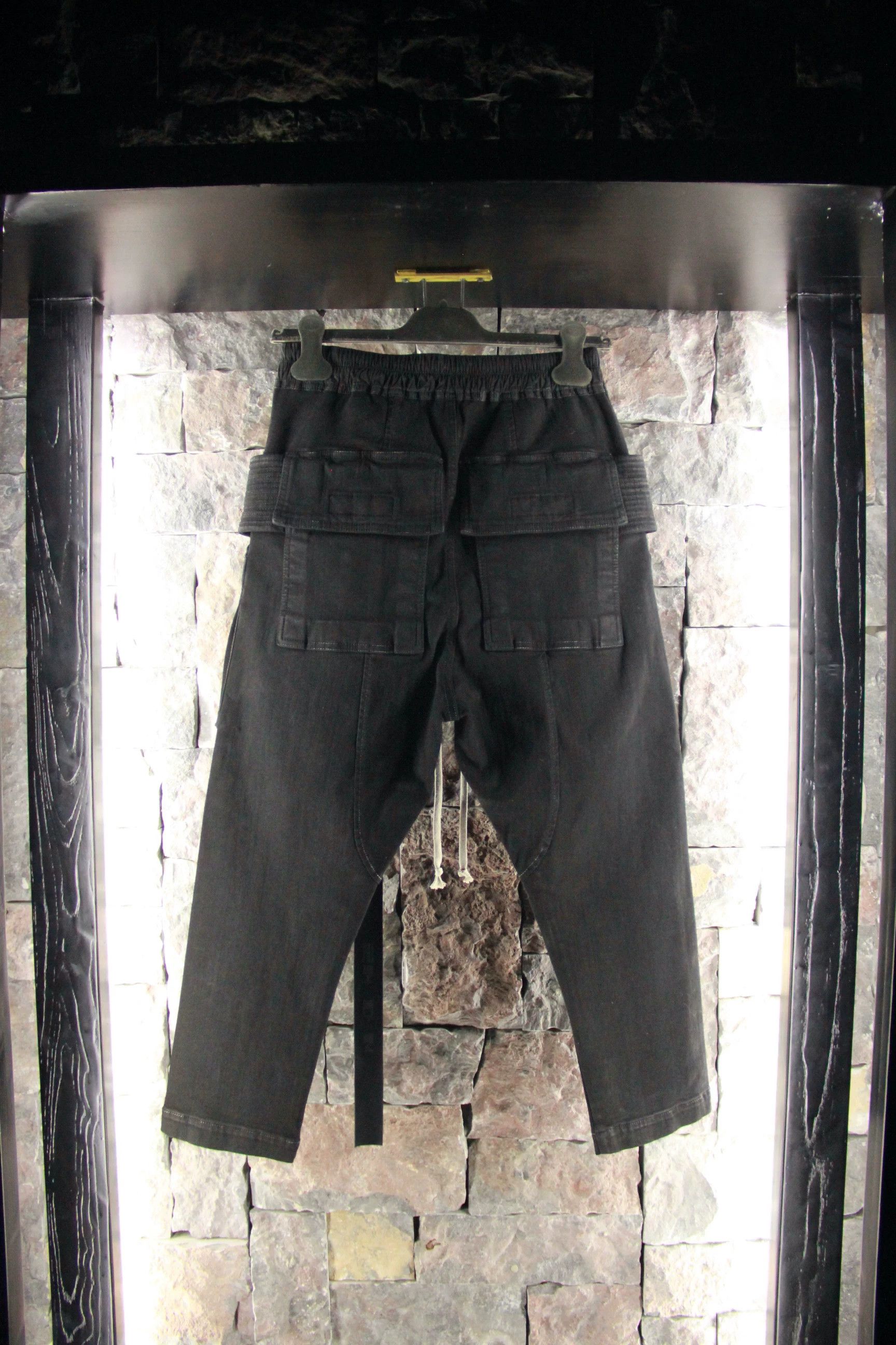 Rick Owens Rick Owens Black Casual Pants Men 32 Size US 32 / EU 48 - 2 Thumbnail