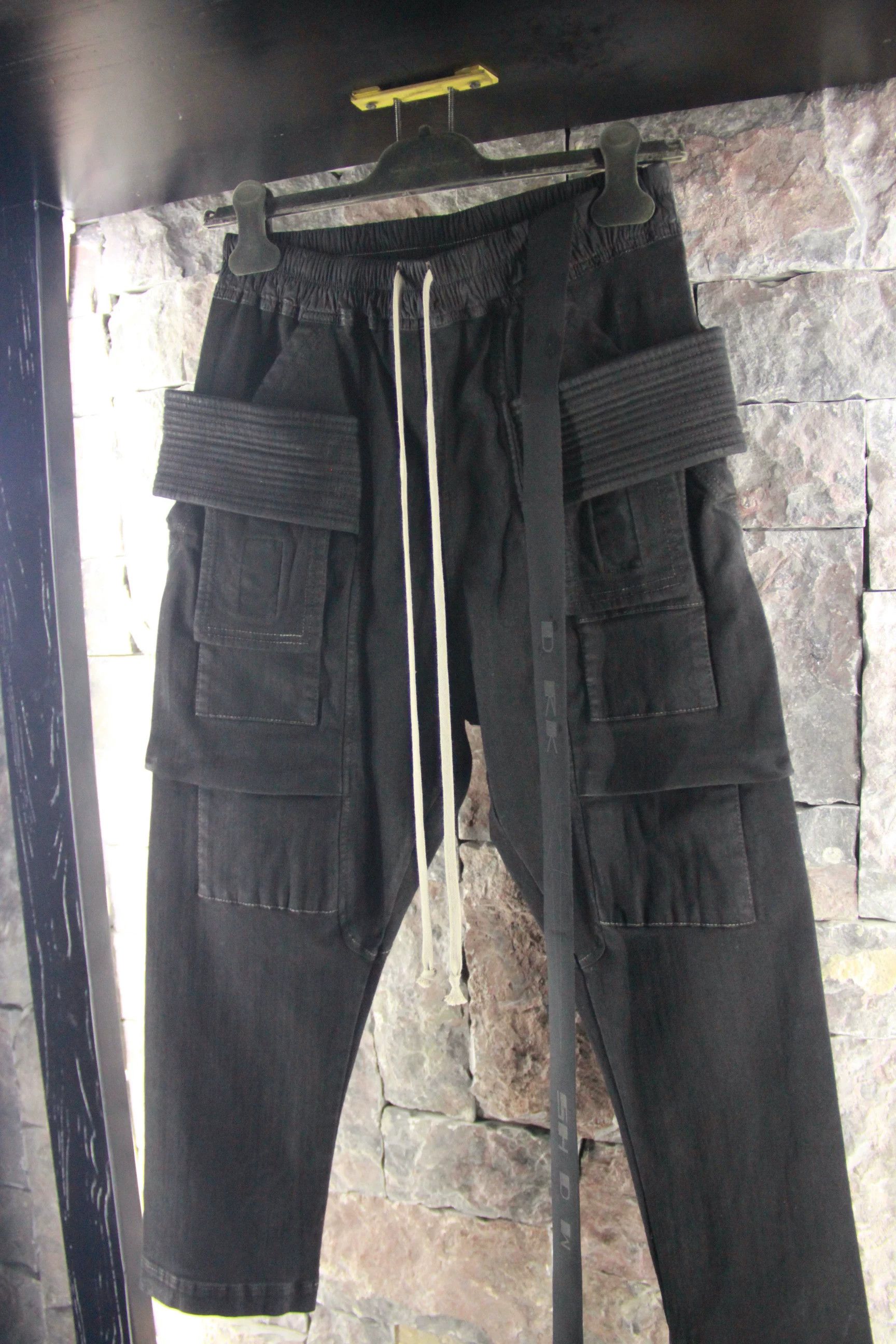 Rick Owens Rick Owens Black Casual Pants Men 28 Size US 28 / EU 44 - 5 Thumbnail