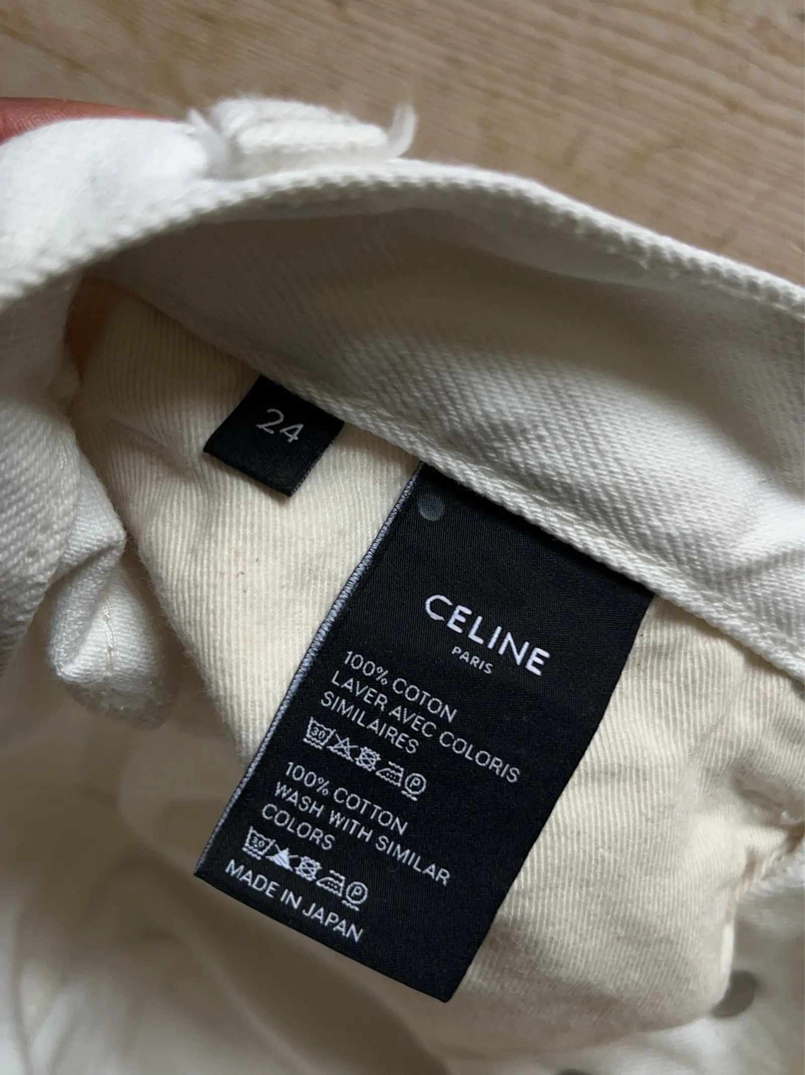 Celine Celine Jeans Size 24" / US 00 / IT 34 - 2 Thumbnail