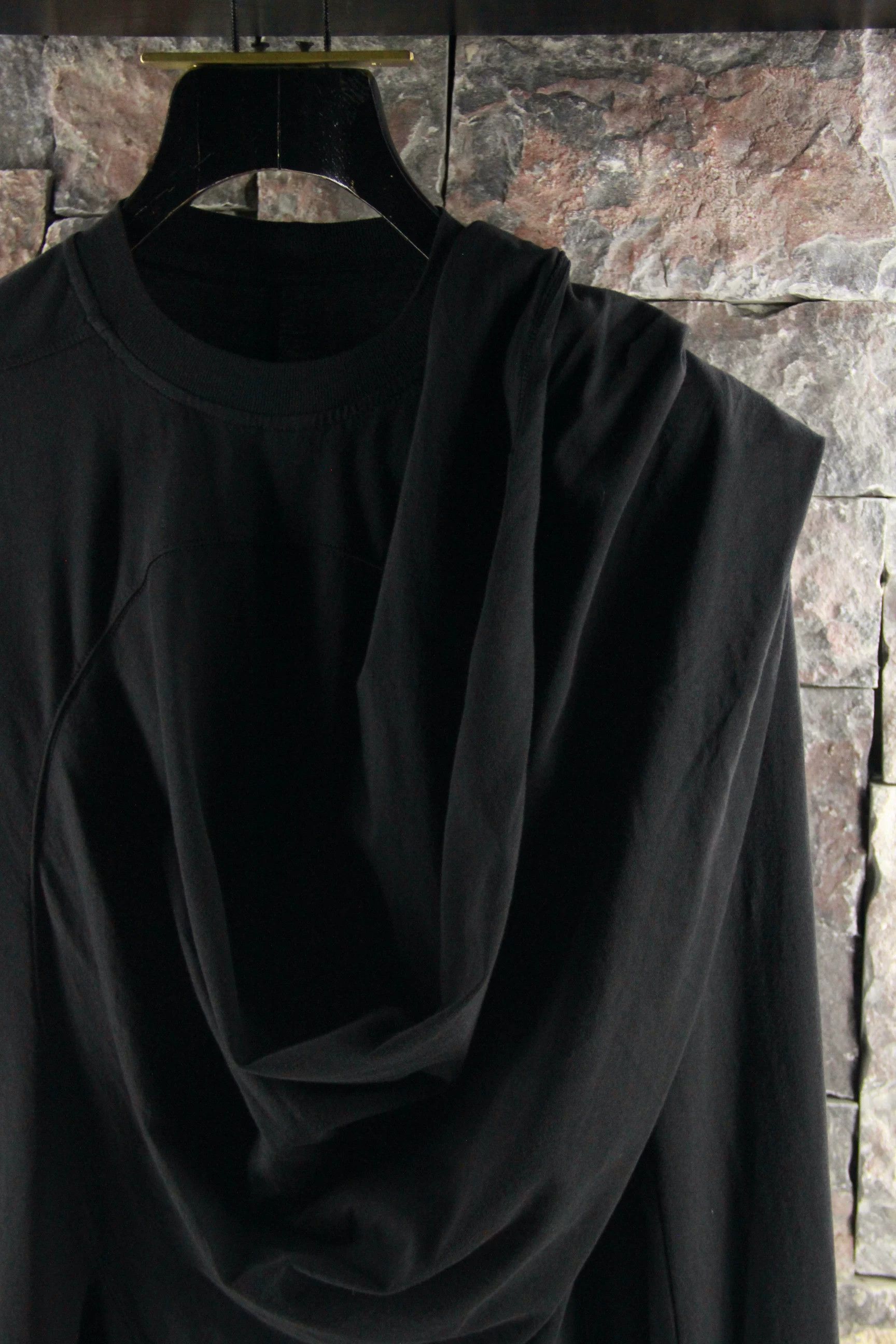 Rick Owens Rick Owens Black Hoodie Men xs Size US XS / EU 42 / 0 - 5 Thumbnail