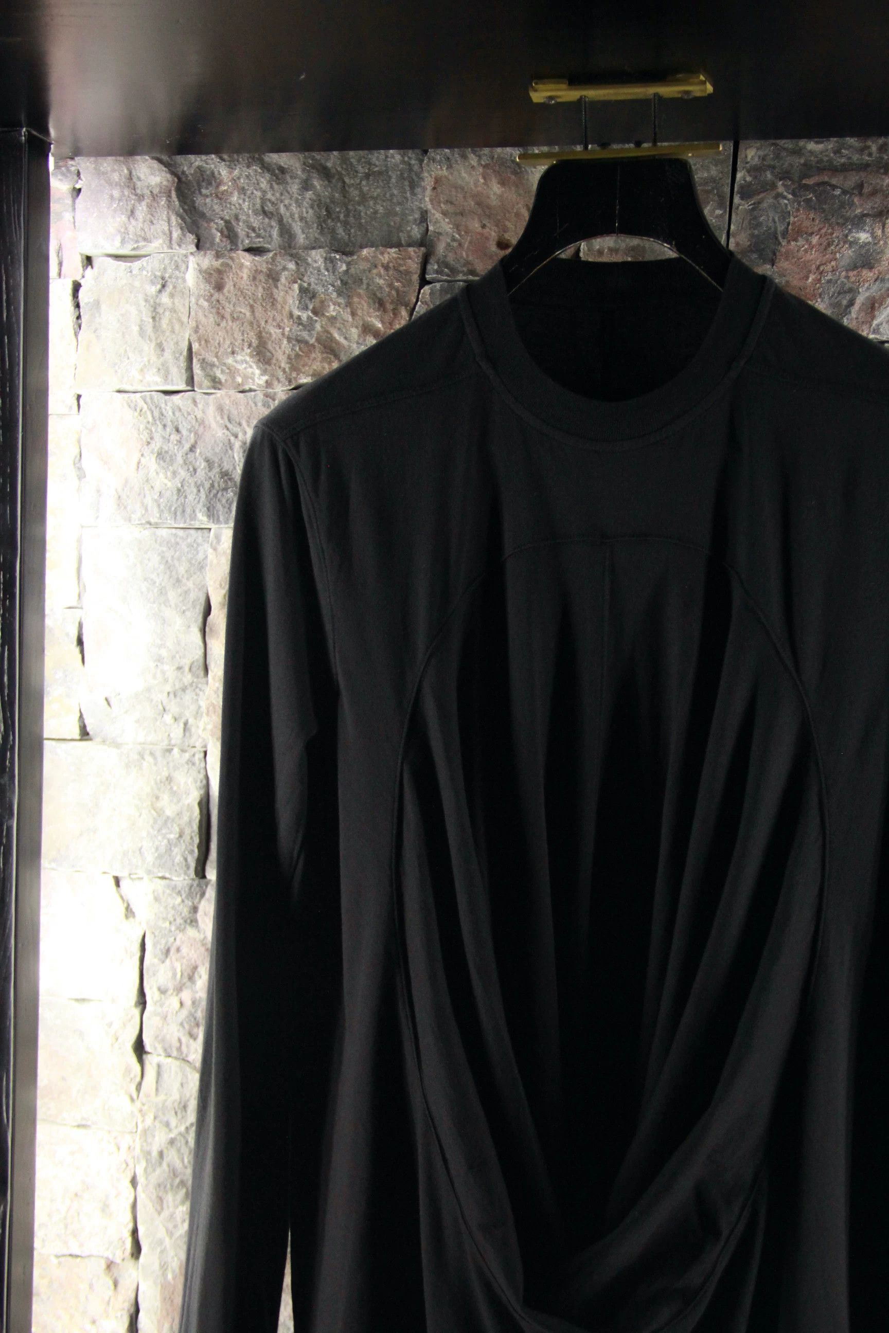 Rick Owens Rick Owens Black Hoodie Men xs Size US XS / EU 42 / 0 - 3 Thumbnail
