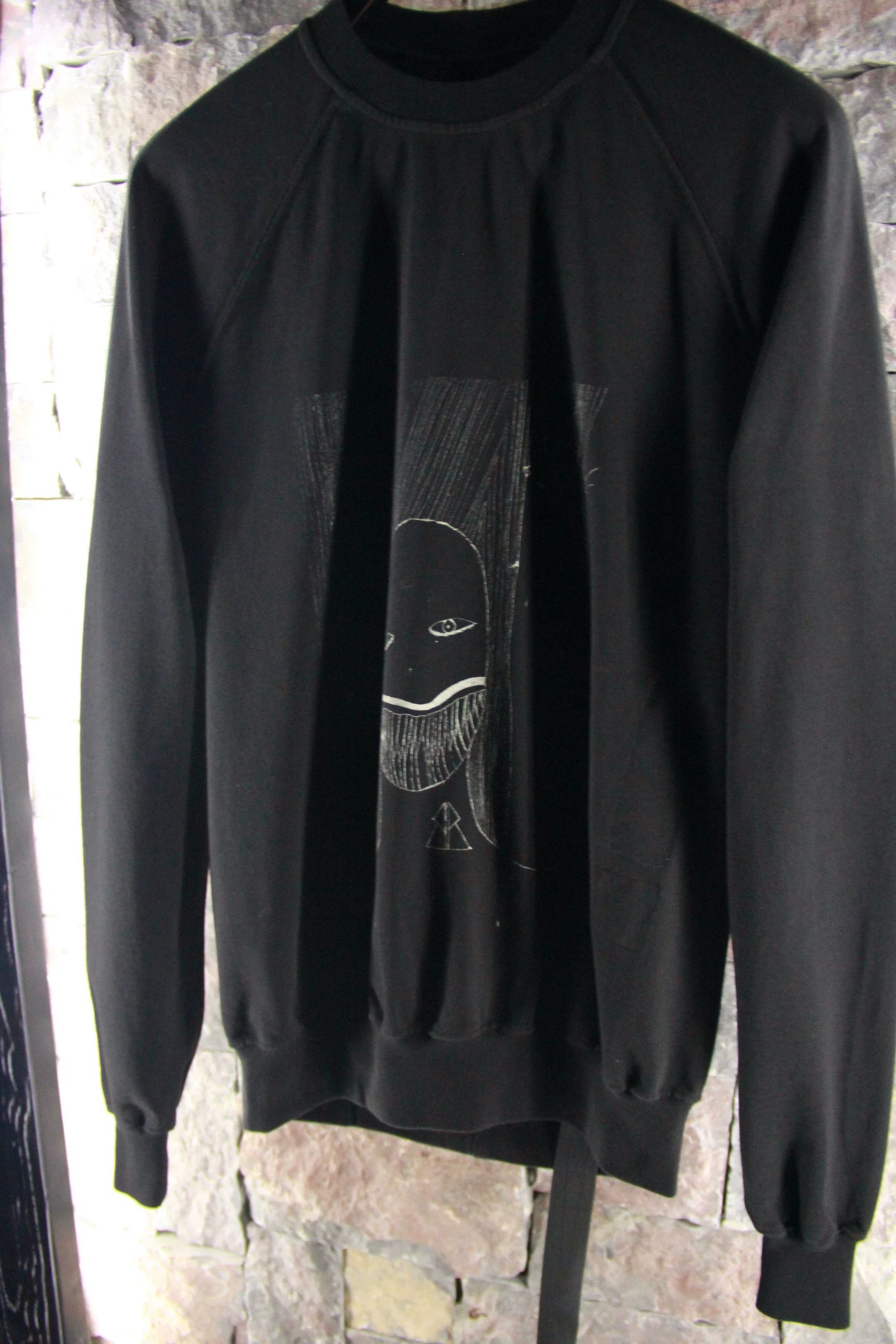 Rick Owens Rick Owens White Hoodie Men s Size US S / EU 44-46 / 1 - 4 Thumbnail
