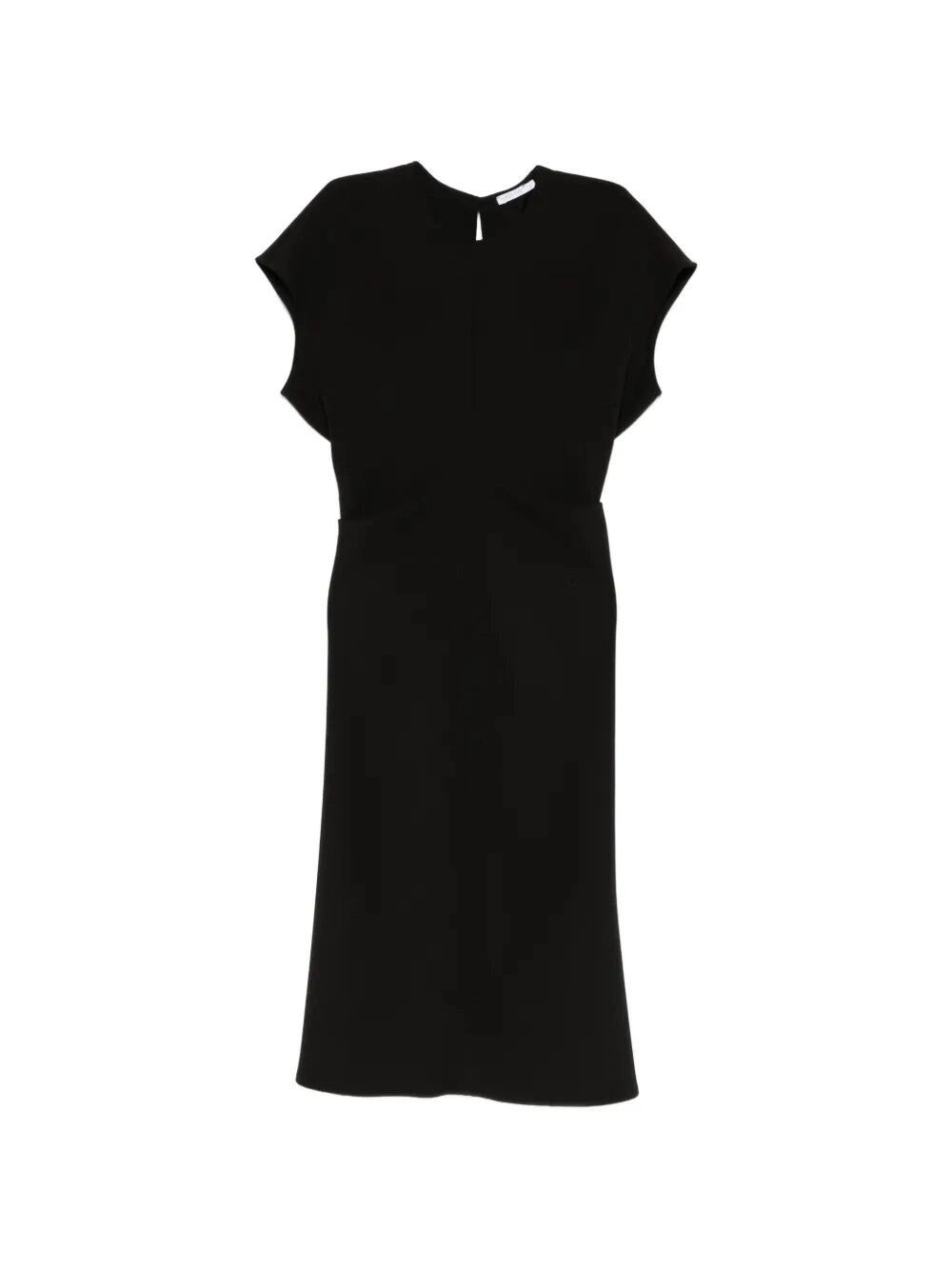 Patrizia Pepe Fluid Midi Dress In Twill Size L / US 10 / IT 46 - 3 Thumbnail