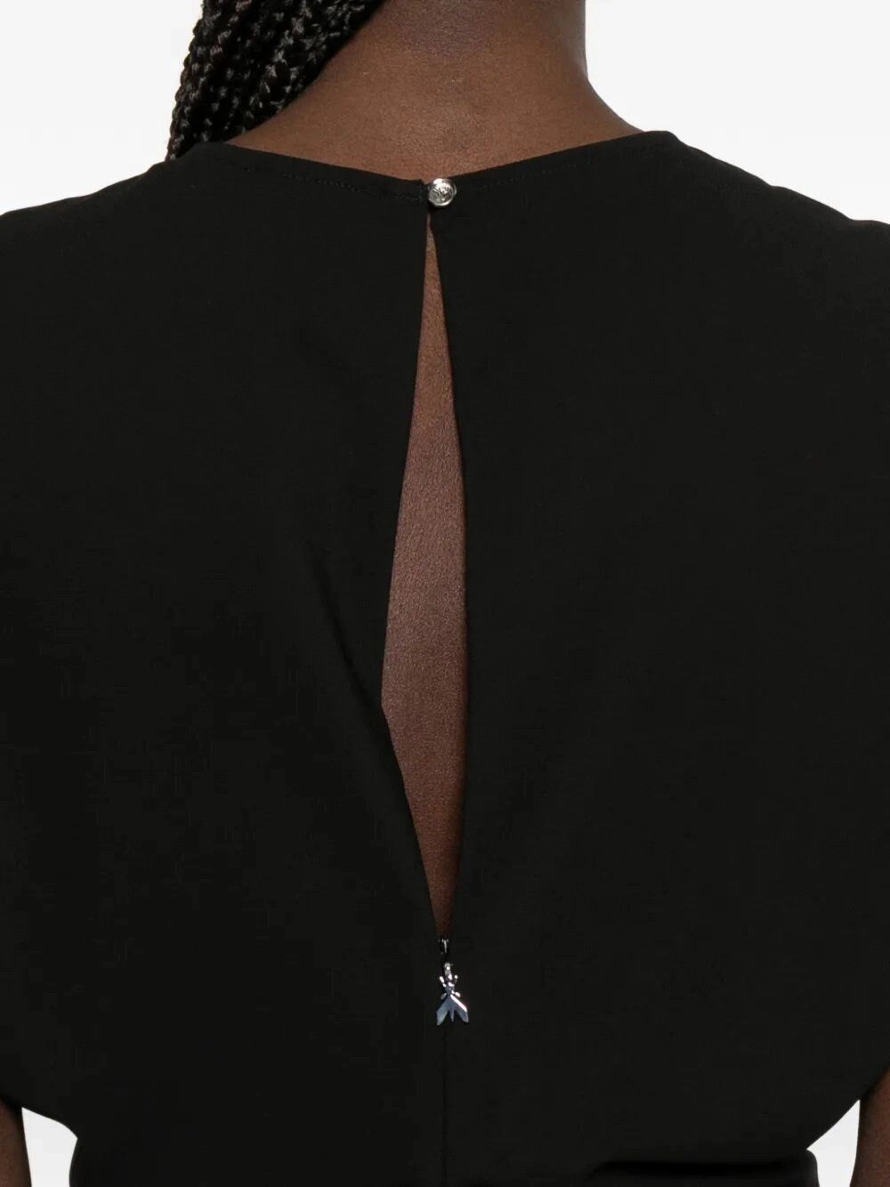 Patrizia Pepe Fluid Midi Dress In Twill Size L / US 10 / IT 46 - 5 Thumbnail