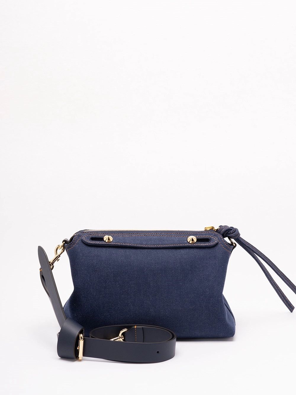Fendi `By The Way` Denim Boston Bag Size ONE SIZE - 2 Thumbnail