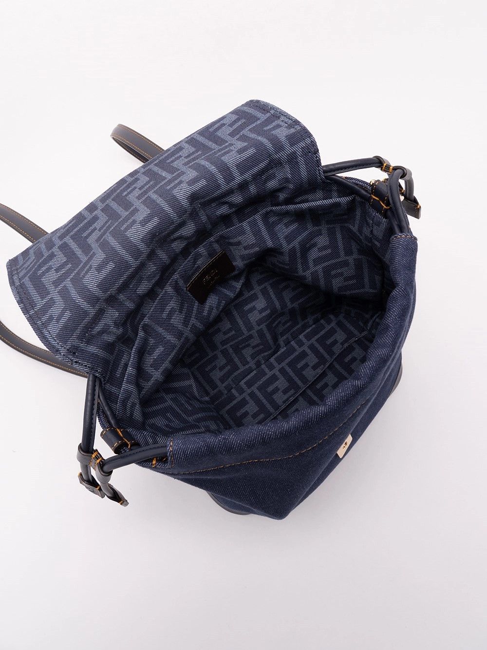 Fendi Denim Backpack Size ONE SIZE - 6 Thumbnail