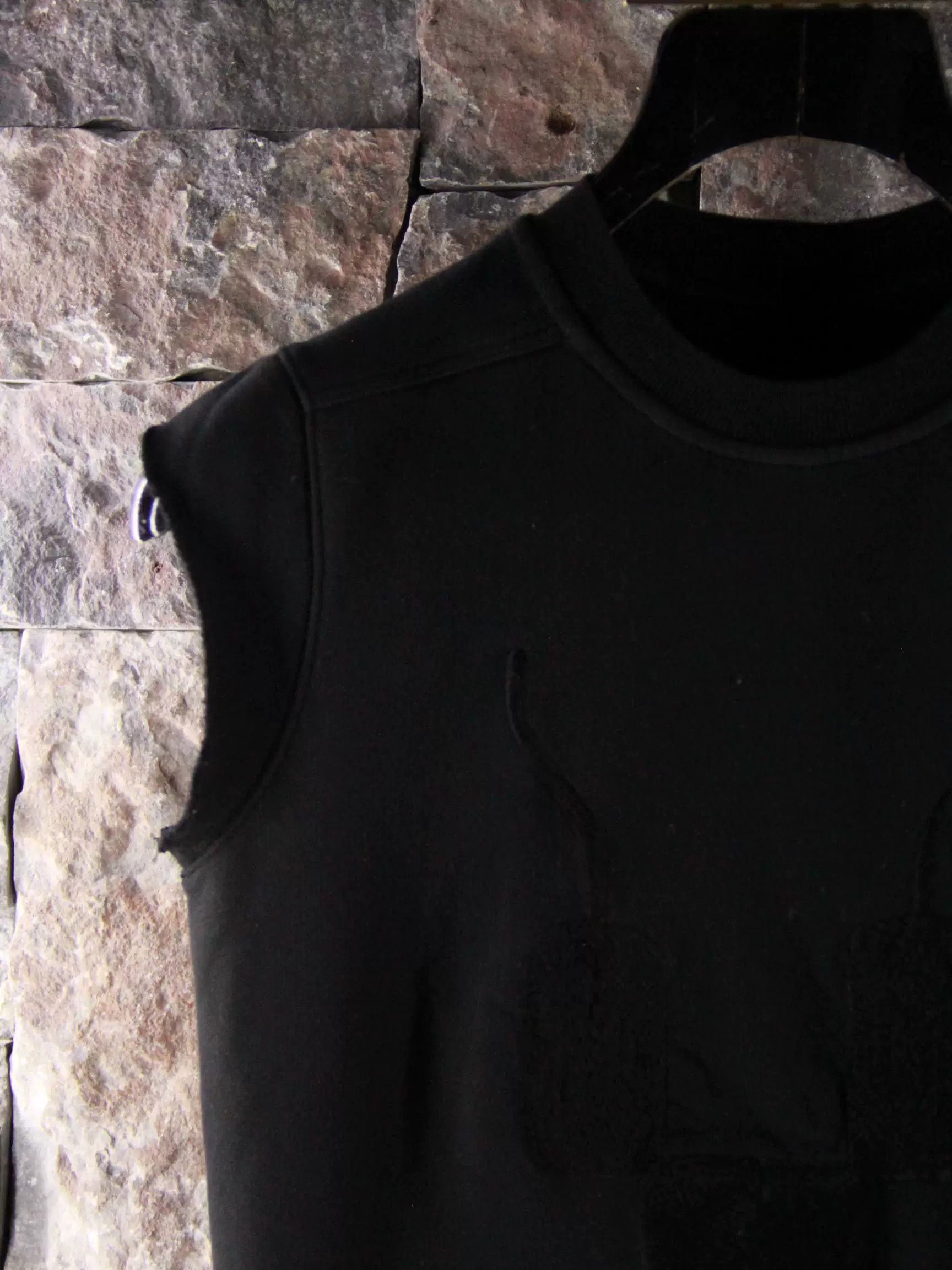 Rick Owens Rick Owens Black Tank Top Men s Size US S / EU 44-46 / 1 - 3 Thumbnail