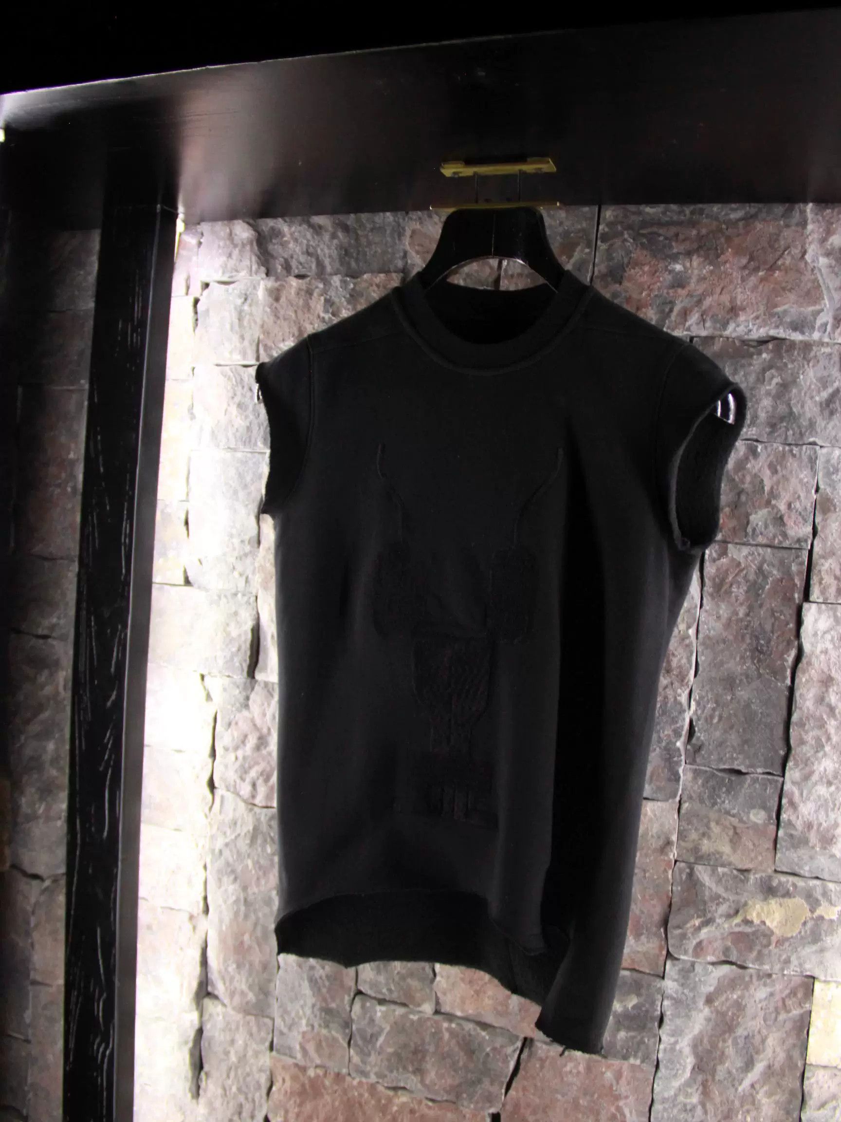 Rick Owens Rick Owens Black Tank Top Men s Size US S / EU 44-46 / 1 - 5 Thumbnail